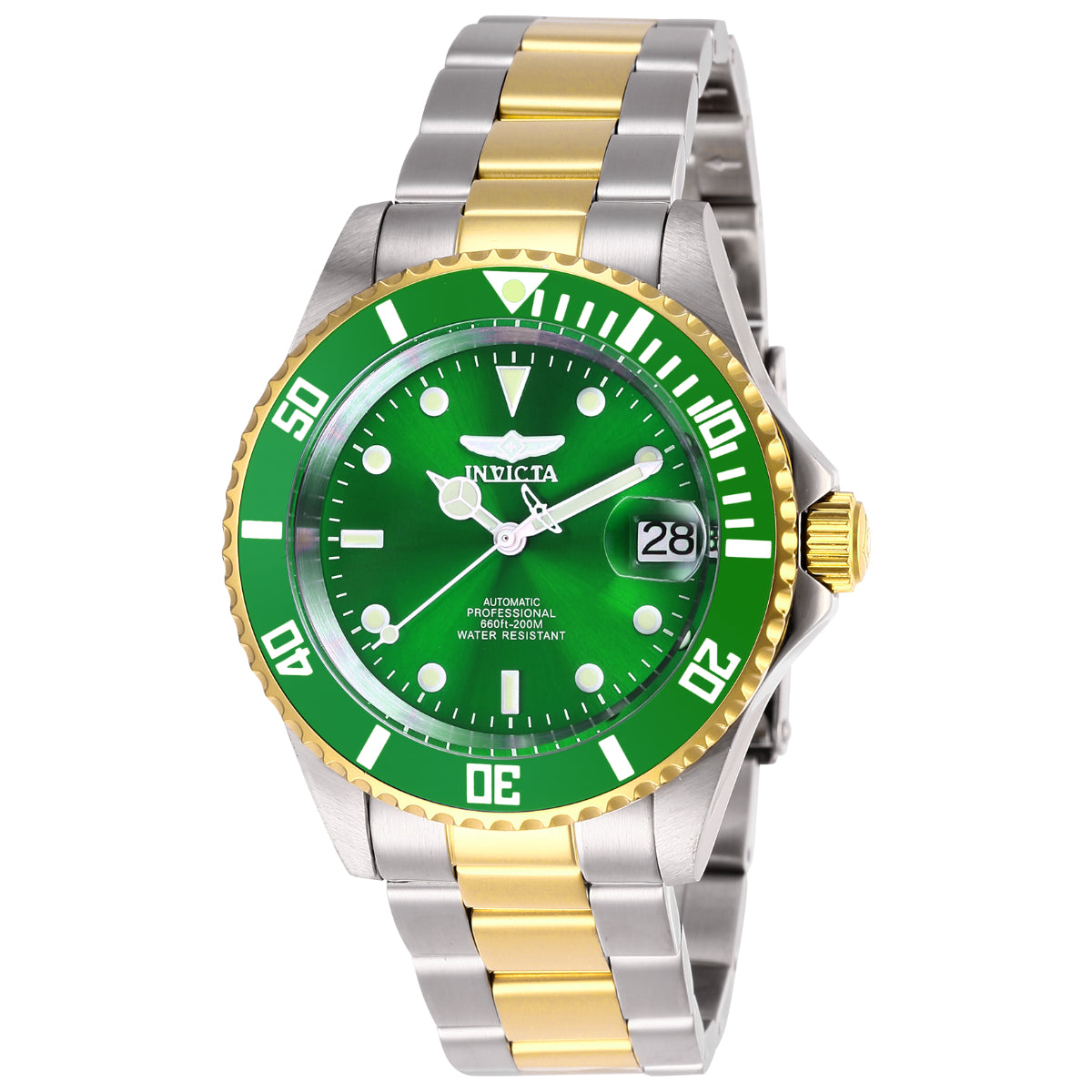 Invicta Pro Diver Navarch Automatic Men's Watch - 40mm. Gold, Steel (ZG-28661)