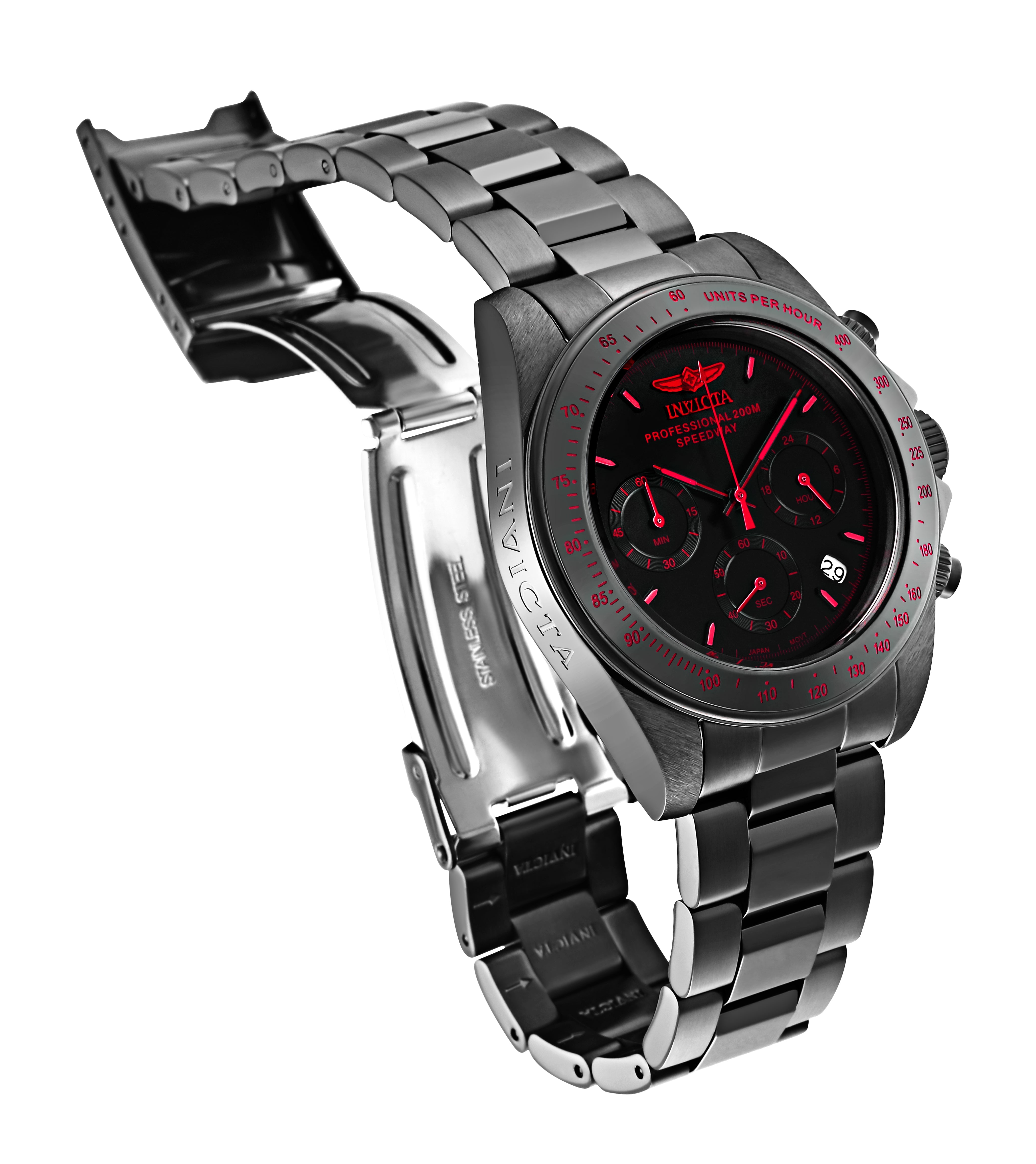 Invicta Speedway Torvane Men's Watch - 39.5mm, Gunmetal (27771)