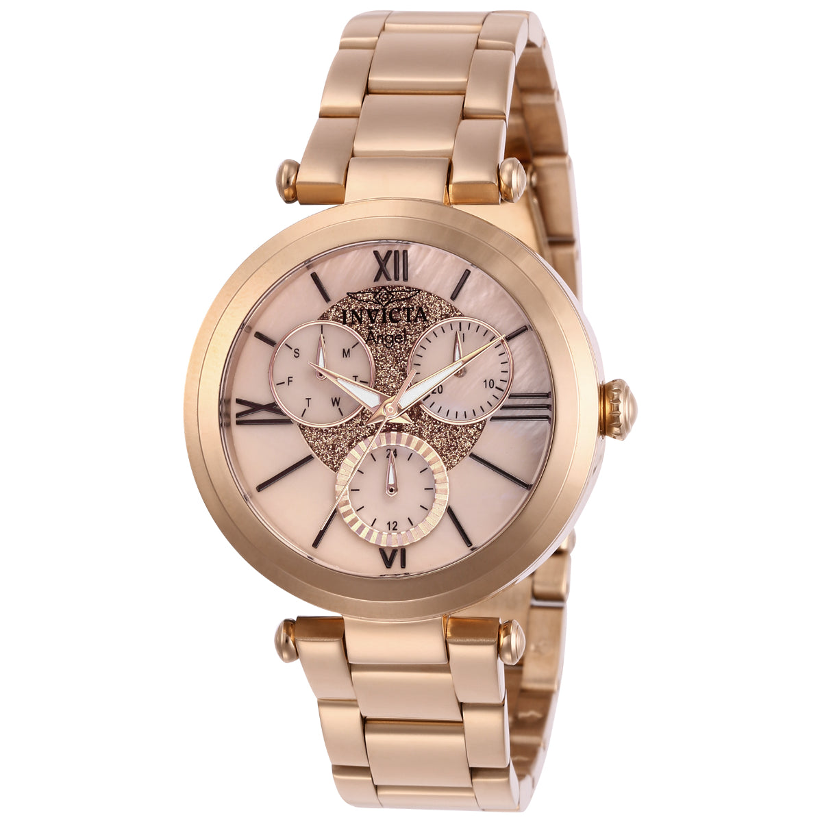 Invicta Angel Vessaris Women's Watch w/ Mother of Pearl Dial - 36mm, Rose Gold (28928)