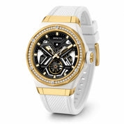 Invicta Objet D Art Diamond Automatic Men's Watch - 45mm, White with Interchangeable Strap (70132)