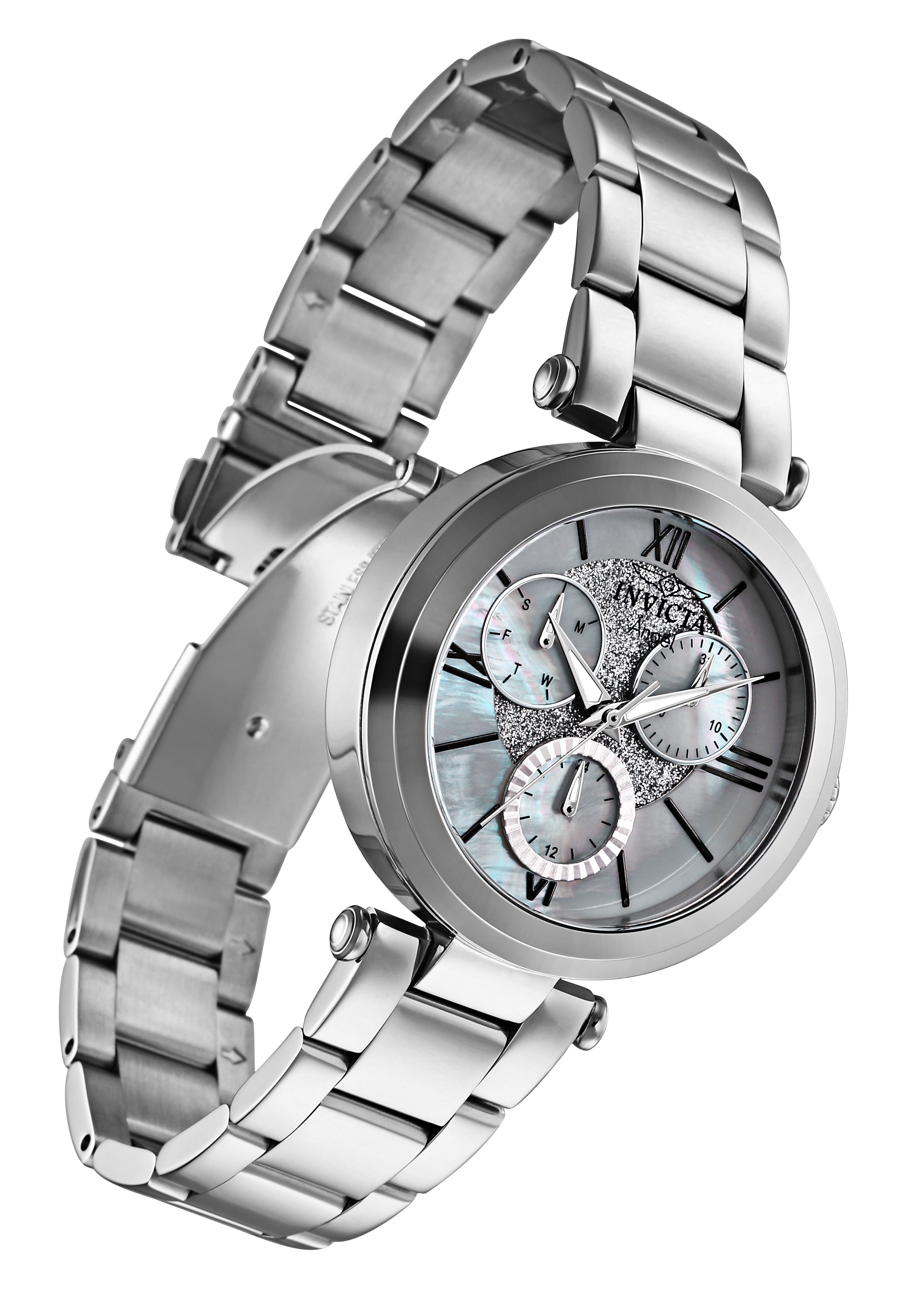 Invicta Angel Vessaris Women's Watch w/ Mother of Pearl Dial - 36mm, Steel (28924)