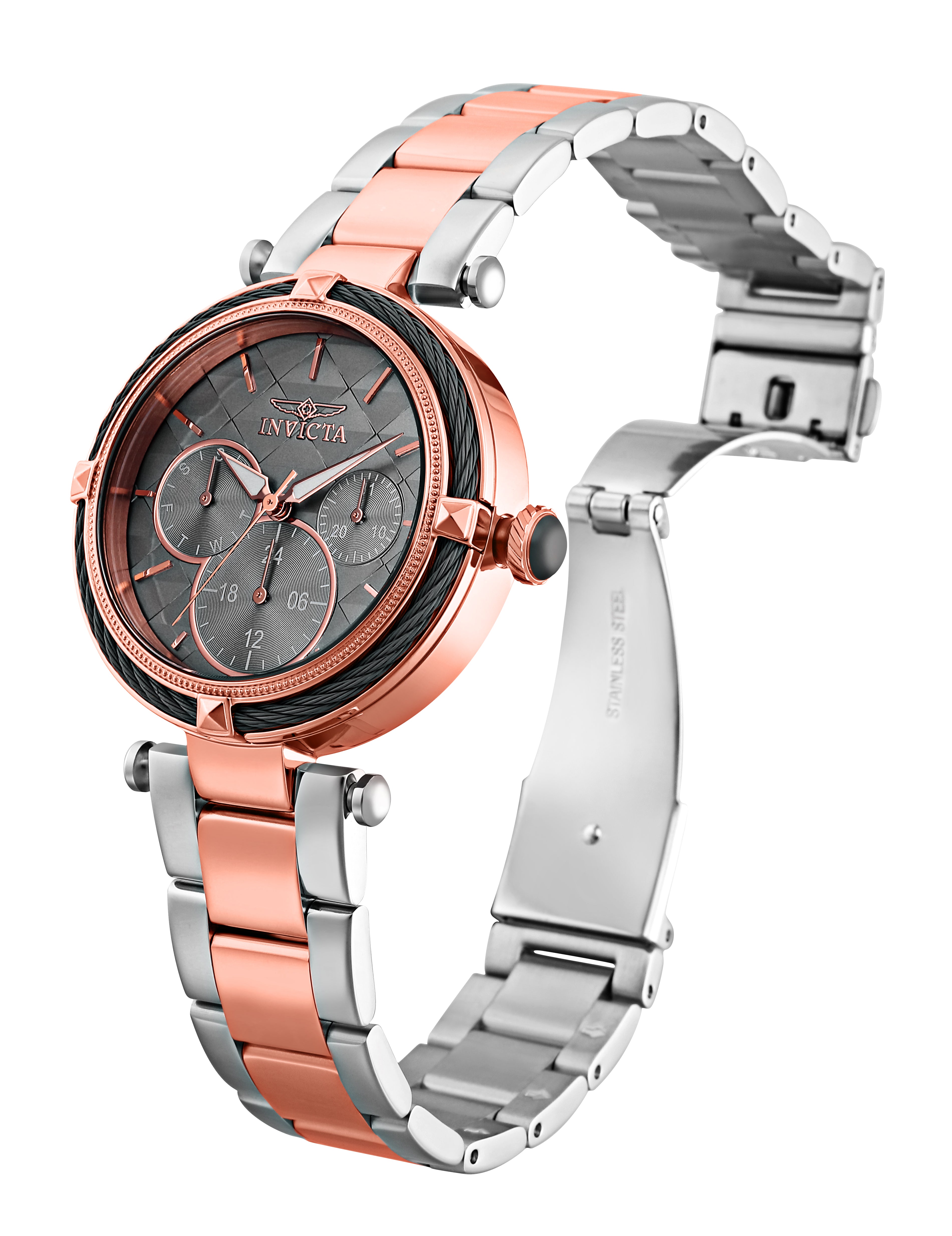 Invicta Bolt Latticia Women's Watch - 36.5mm, Steel, Rose Gold (28963)