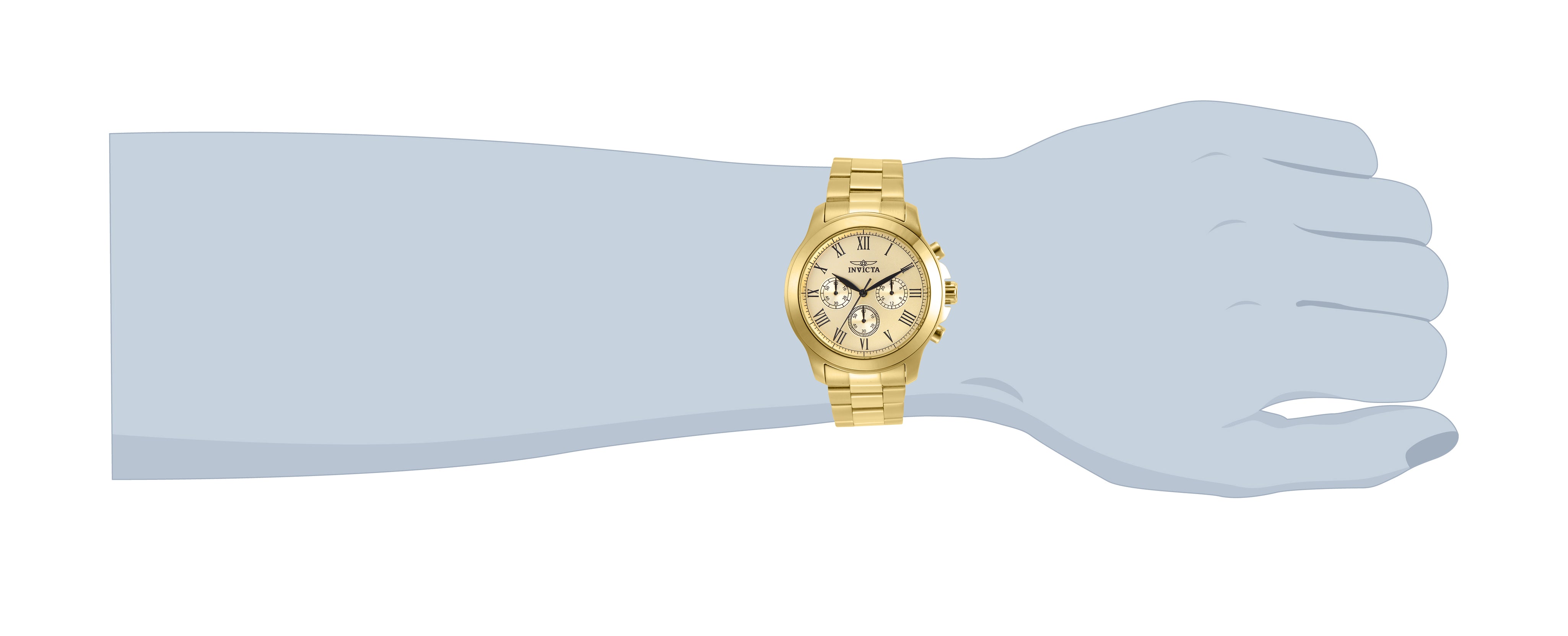 Invicta Specialty Men's Watch - 44mm, Gold (21658)