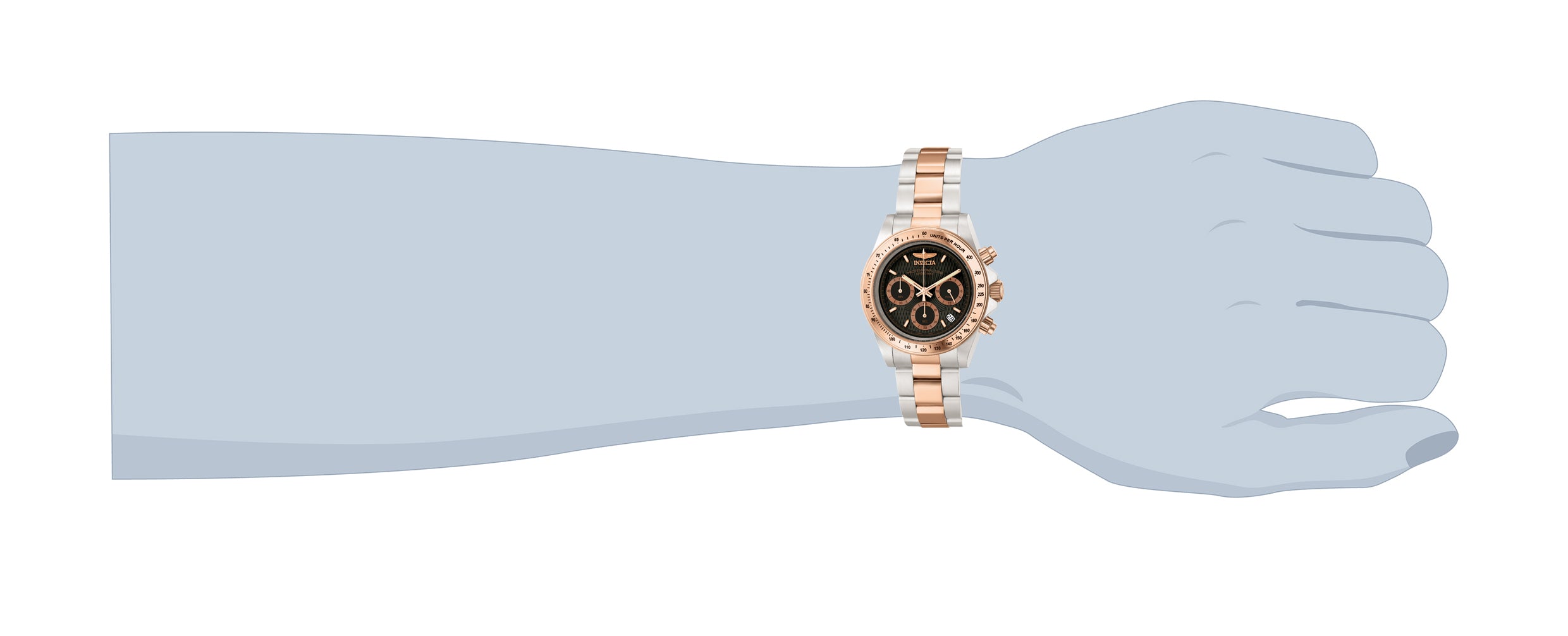 Invicta Speedway Torvane Men's Watch - 39.5mm, Steel, Rose Gold (6932)