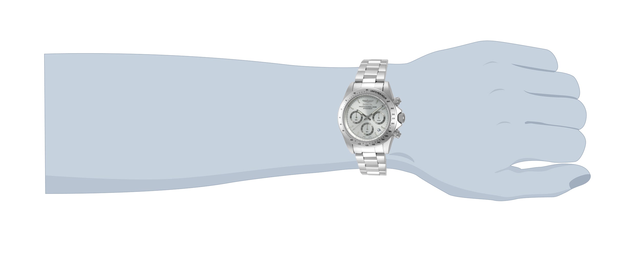 Invicta Speedway Torvane Men's Watch - 39.5mm, Steel (14381)