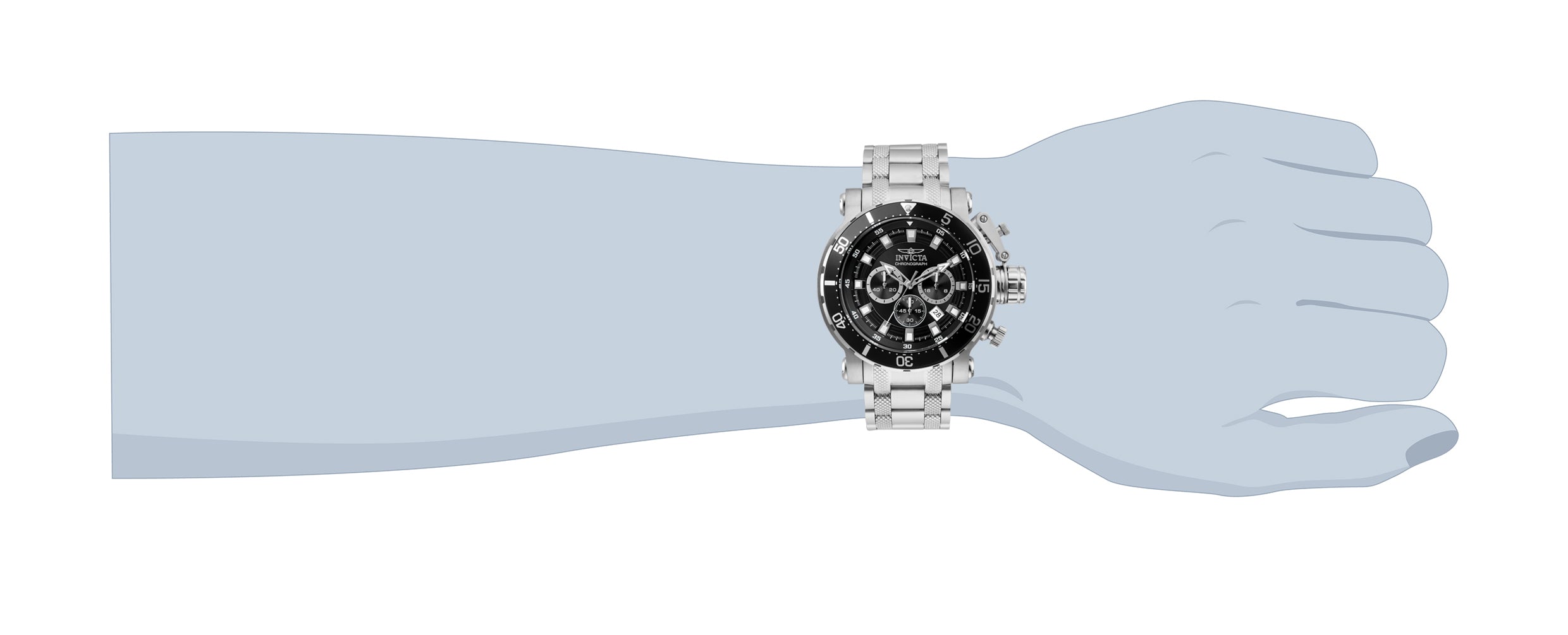 Invicta Coalition Forces Night Hawk Men's Watch - 52mm. Steel (32704)