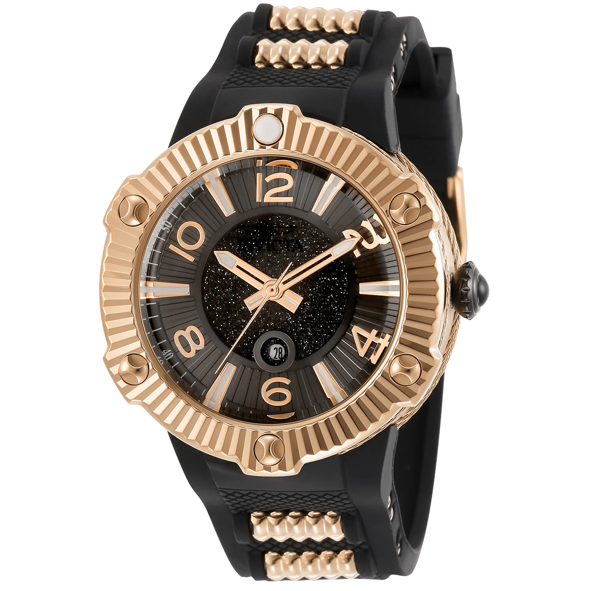 Invicta Angel Women's Watch - 41mm, Rose Gold, Black (29524)