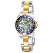 Open Box Invicta Pro Diver Swiss Ronda 585 Caliber Women's Watch w/ Mother of Pearl Dial - 30mm, Steel, Gold (AIC-2961)