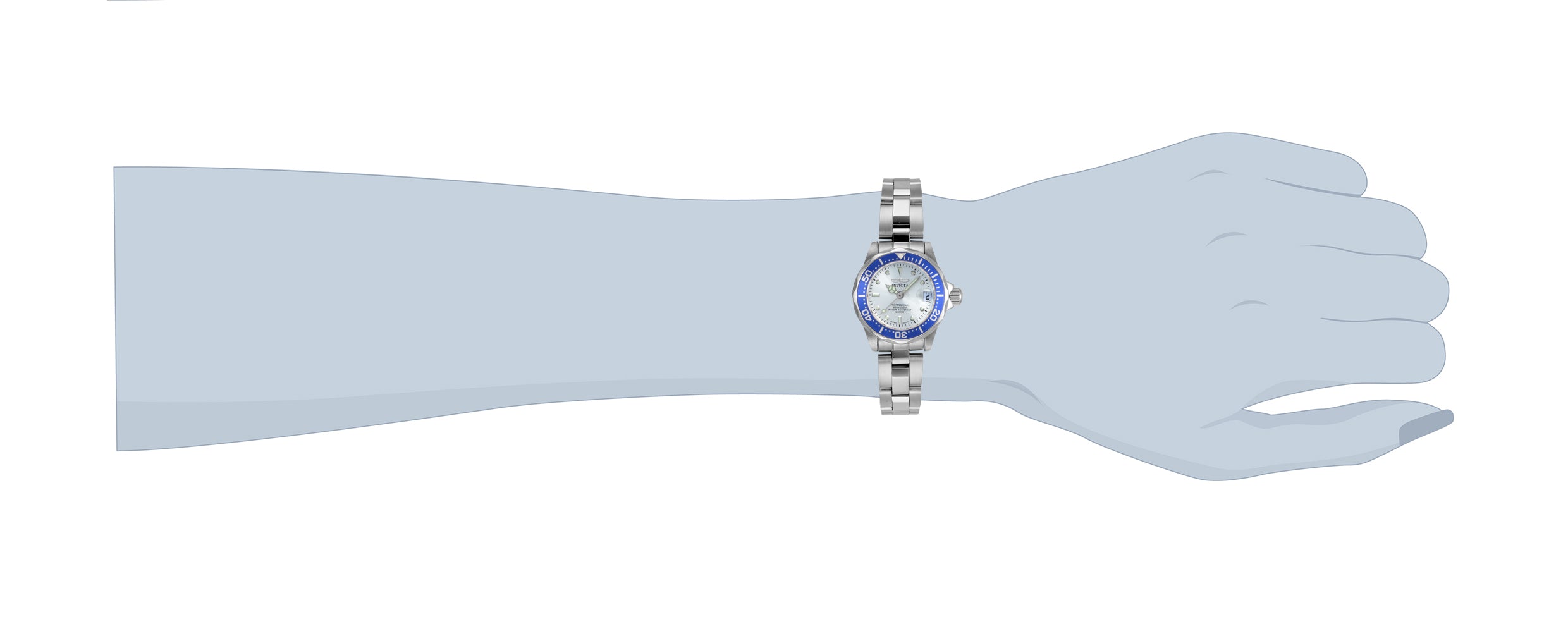 Invicta Pro Diver Women's Watch - 24mm, Steel (14125)