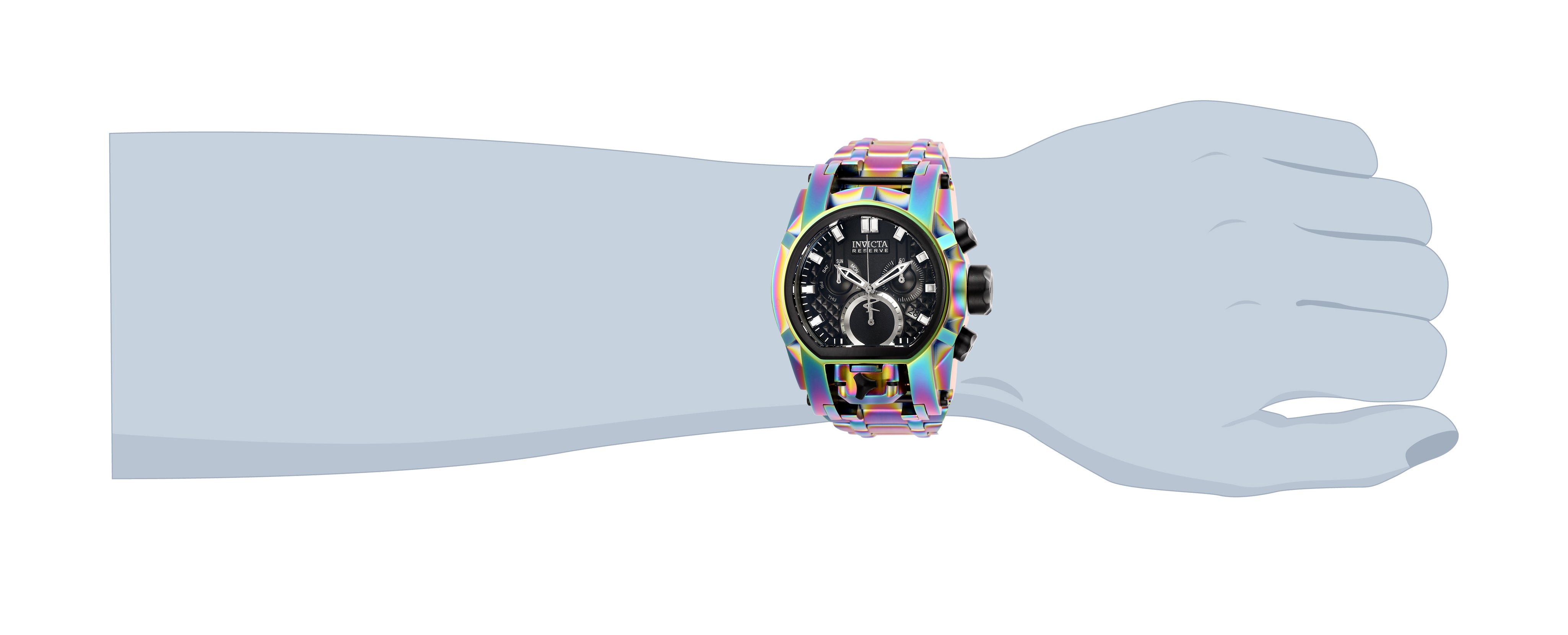 Invicta Reserve Bolt Zeus Magnum Swiss Ronda Z60 Caliber Men's Watch - 52mm, Iridescent (25212)