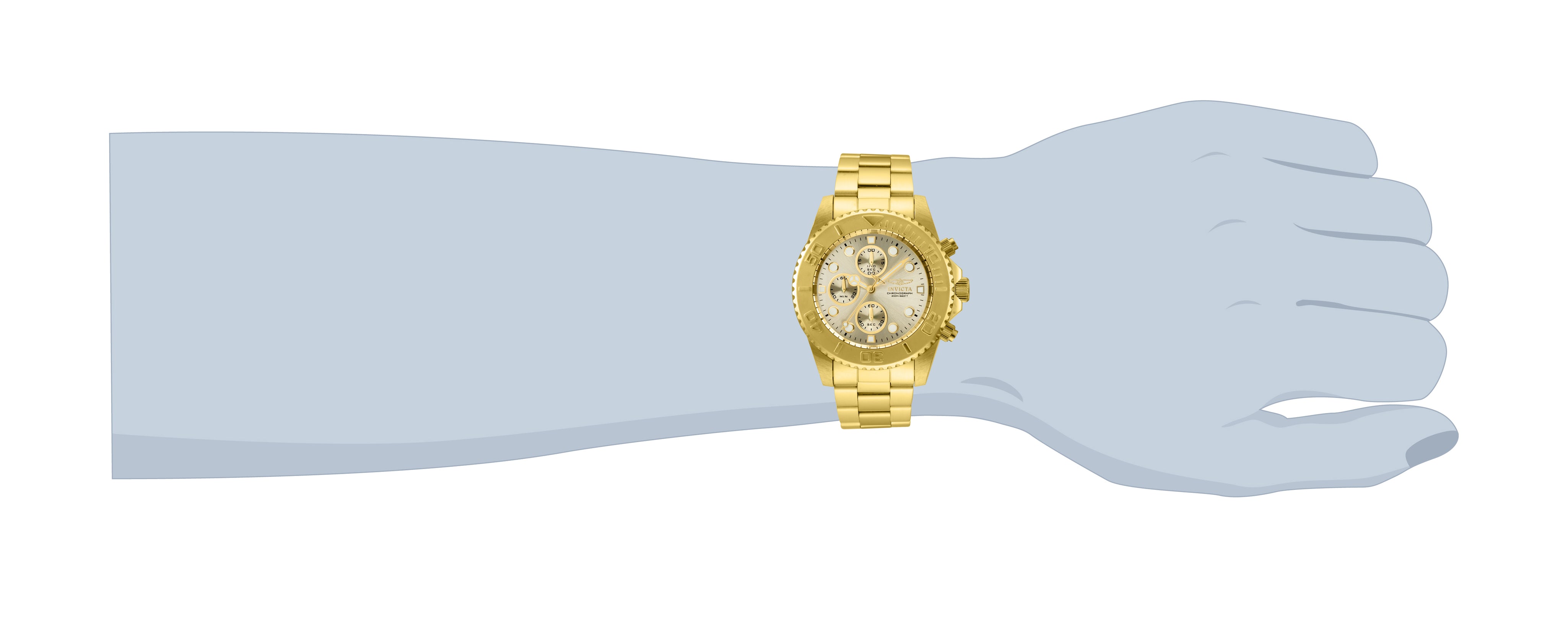 Invicta Pro Diver Men's Watch - 43.5mm, Gold (1774)