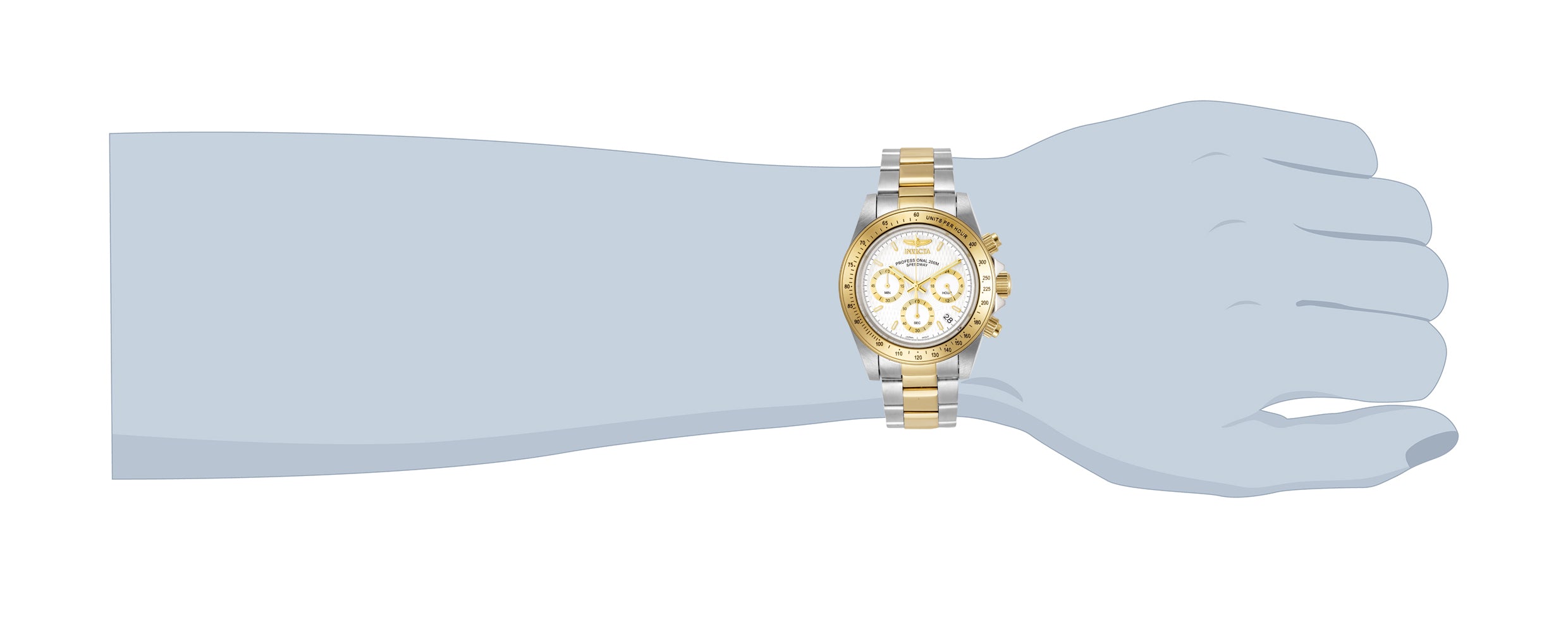 Invicta Speedway Torvane Men's Watch - 39.5mm, Steel, Gold (9212)