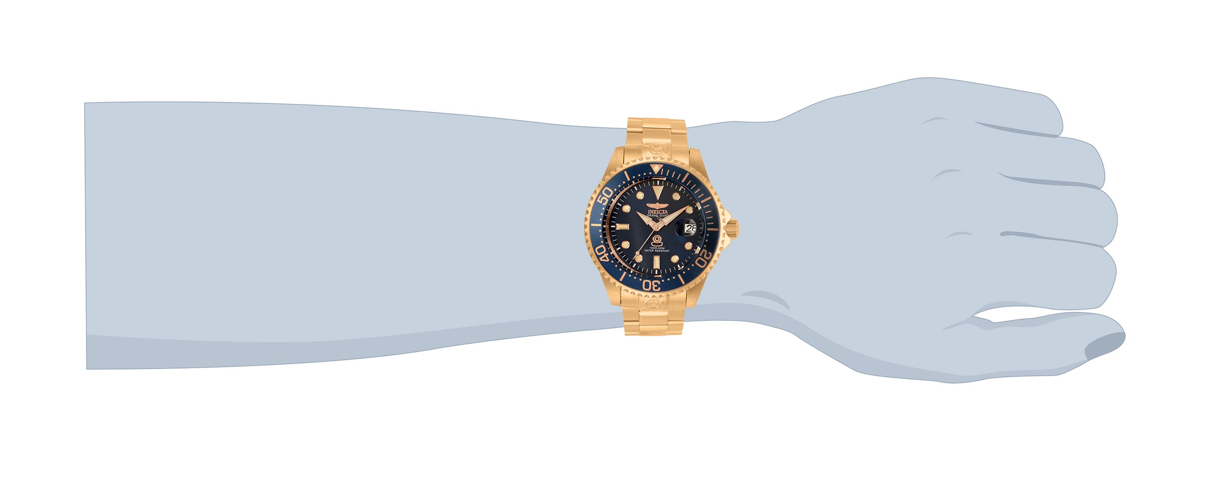 Invicta Grand Diver Navalia Automatic  Men's Watch - 47mm, Rose Gold (33316)