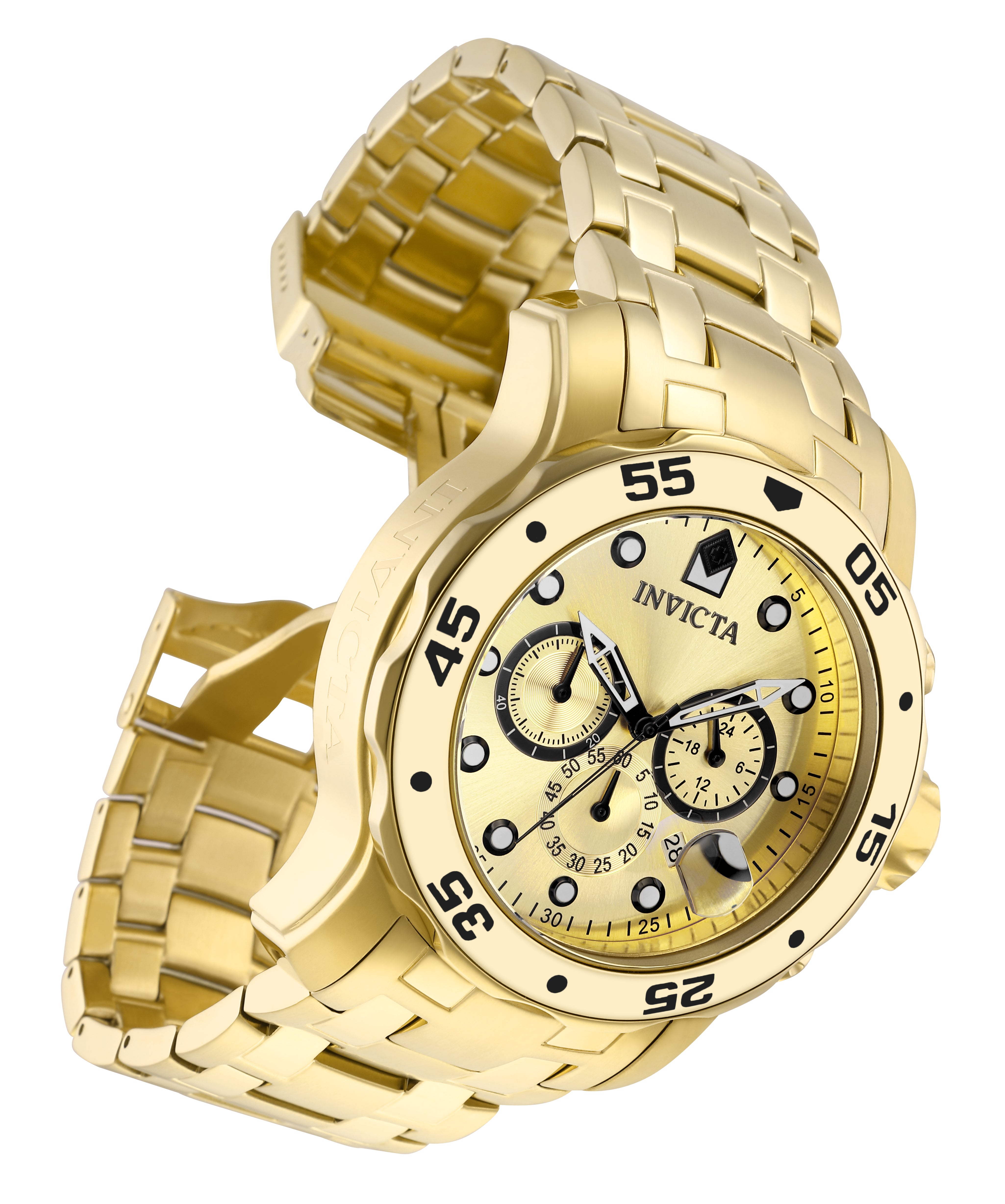 Invicta Pro Diver SCUBA Men's Watch - 48mm, Gold (0074)