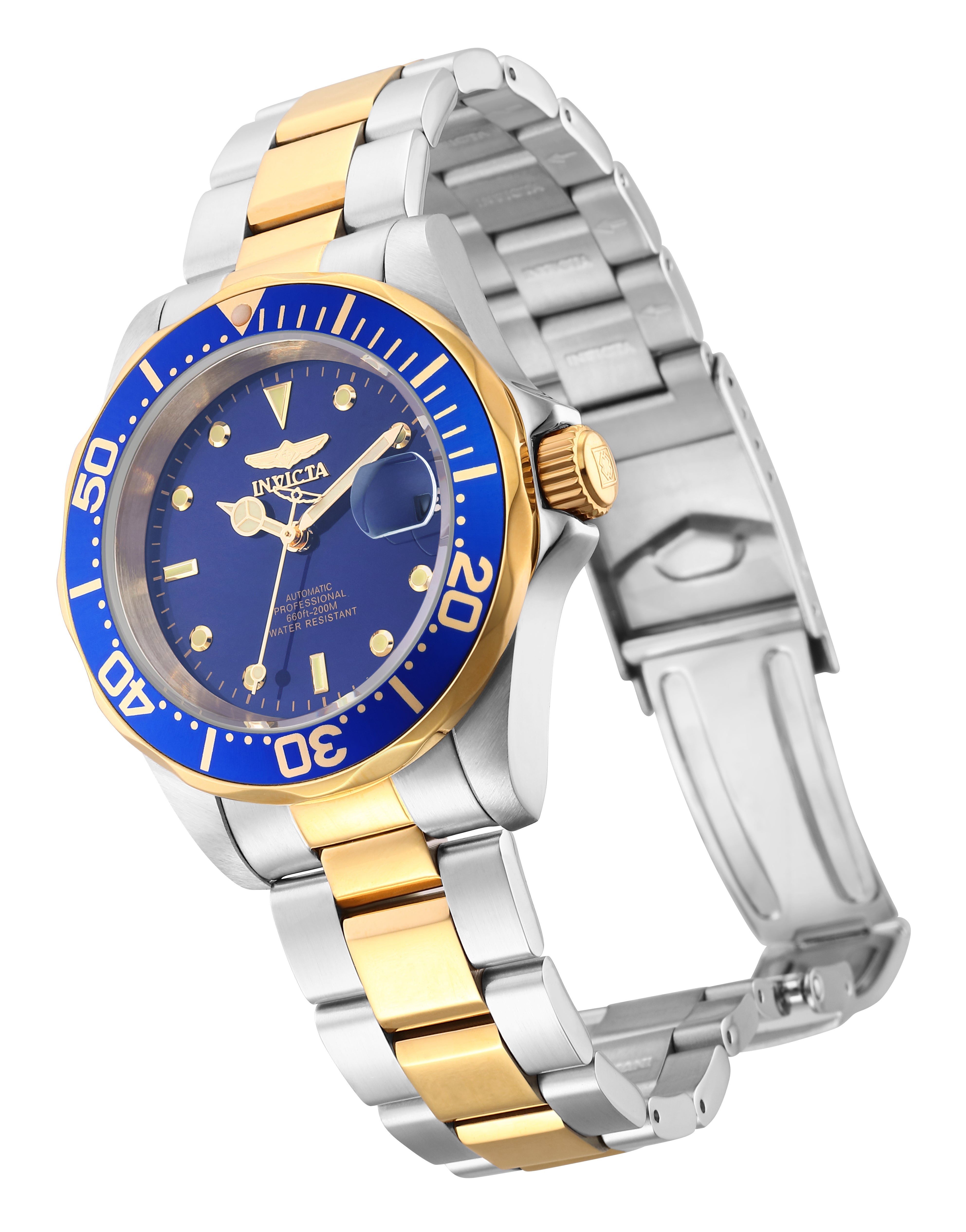 Invicta Pro Diver Calyra Automatic Men's Watch - 40mm, Steel, Gold (8928)