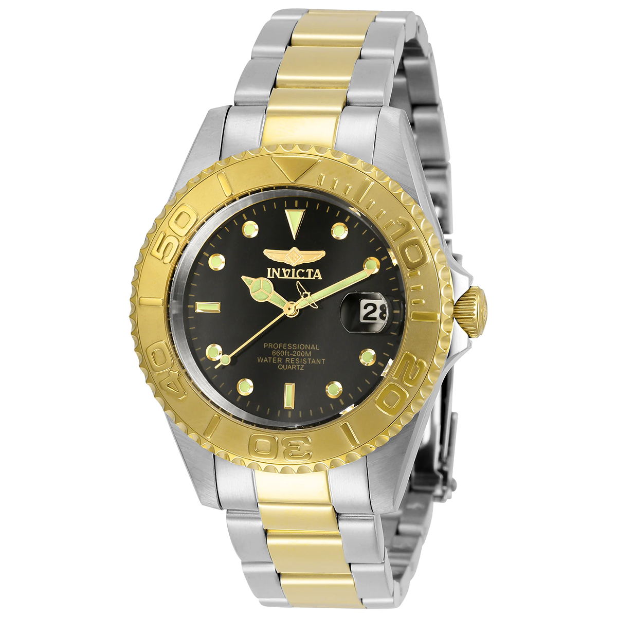 Invicta Pro Diver Currentline Men's Watch - 37.5mm, Steel, Gold (29941)