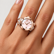 TechnoMarine Tempo Anello Ring Women's Watch w/ Mother of Pearl Dial - 18mm (TM-8926006)