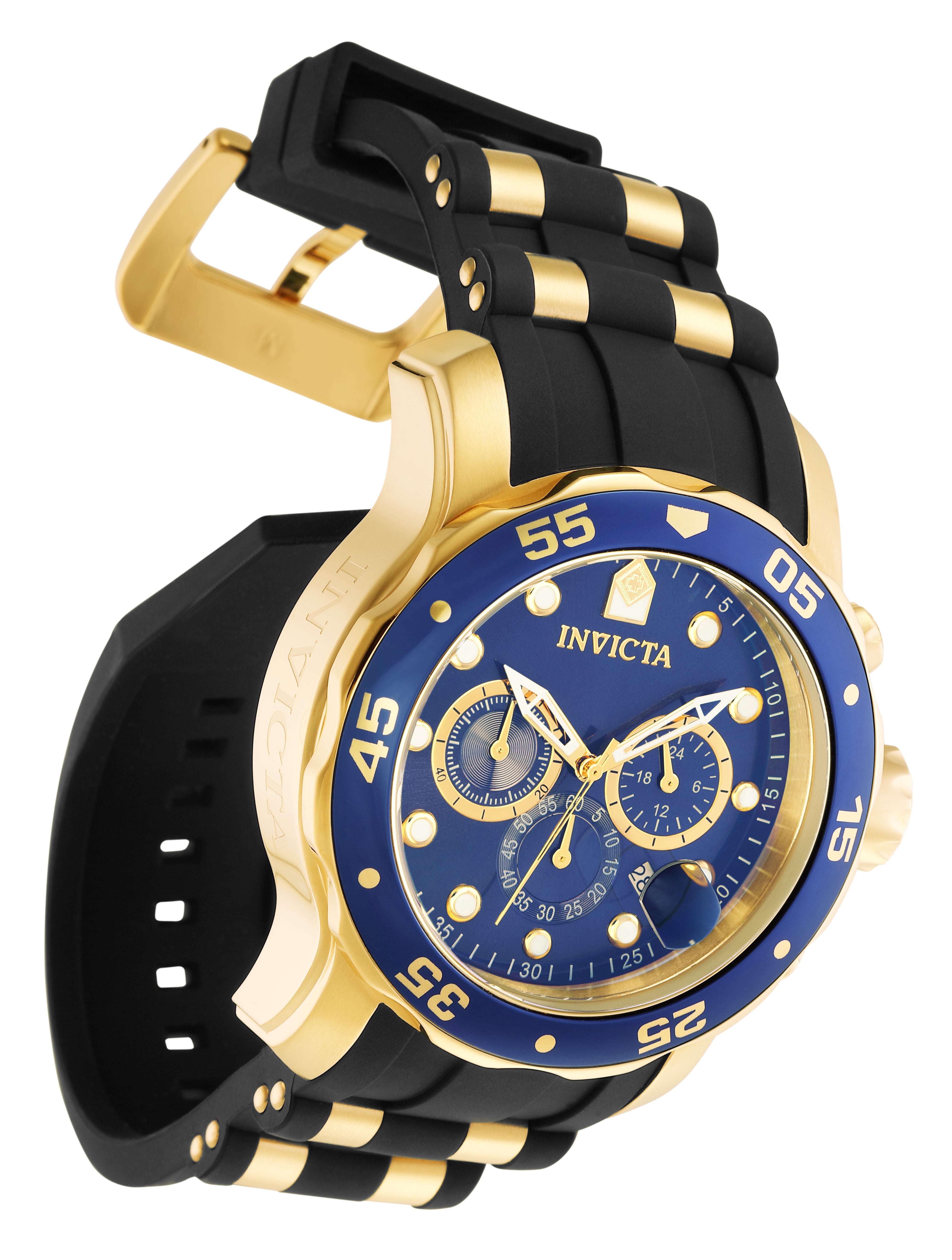 Invicta Pro Diver SCUBA Men's Watch - 48mm, Gold, Black (17882)