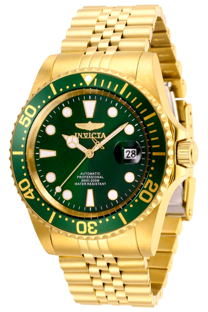 Invicta Pro Diver Navigator Automatic Men's Watch - 42mm. Gold (30095)