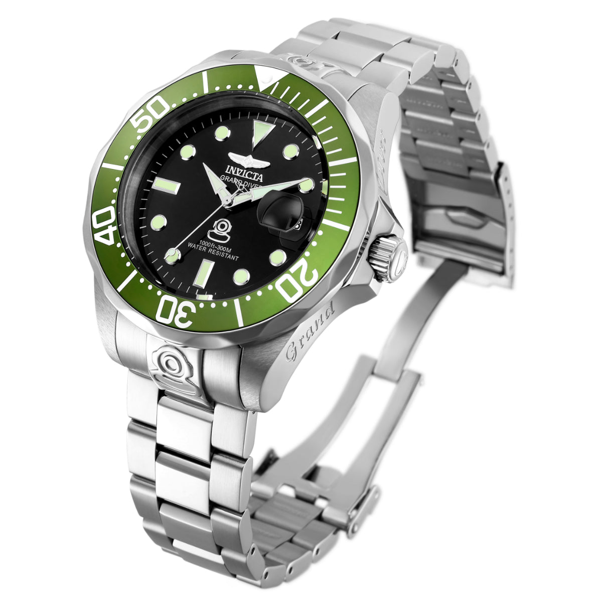 Invicta Grand Diver Deep Garrison Automatic Men's Watch - 47mm. Steel (3047)