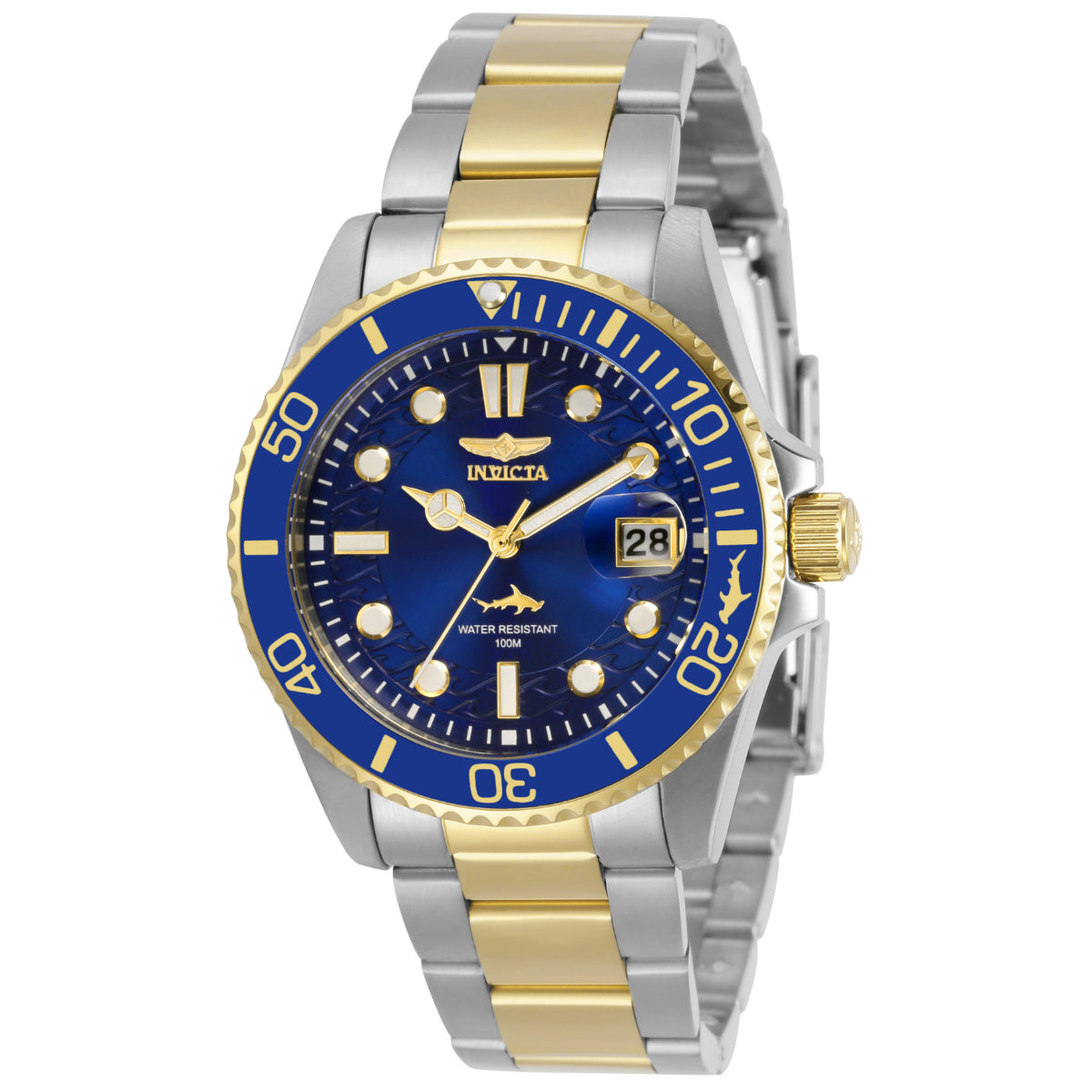 Invicta Pro Diver Currentvale Unisex Watch - 38mm, Steel, Gold (30481)
