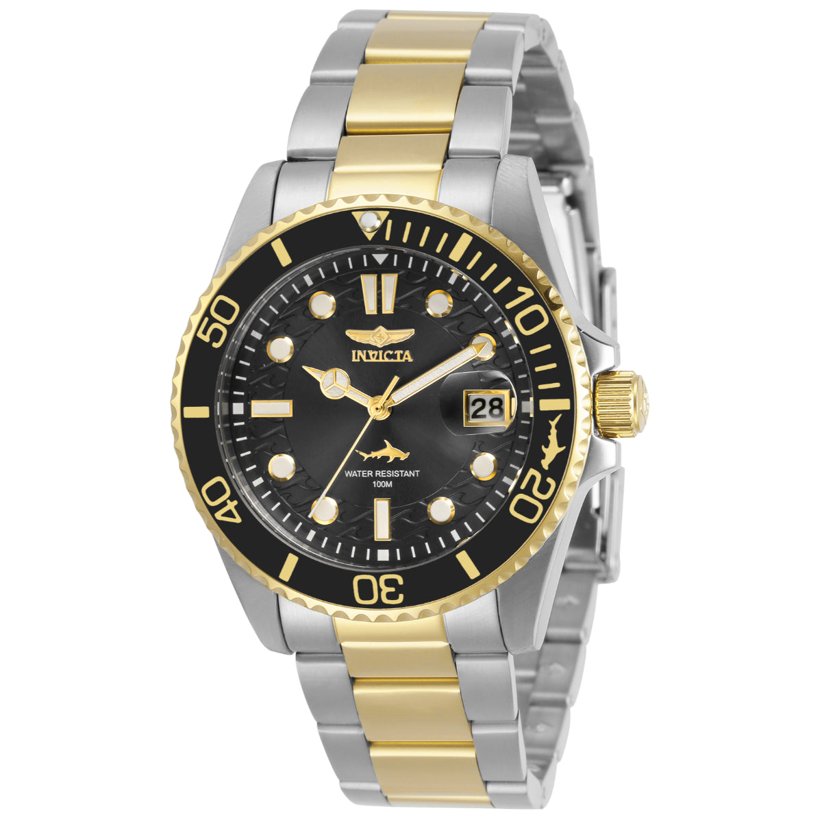Invicta Pro Diver Currentvale Unisex Watch - 38mm, Steel, Gold (30483)