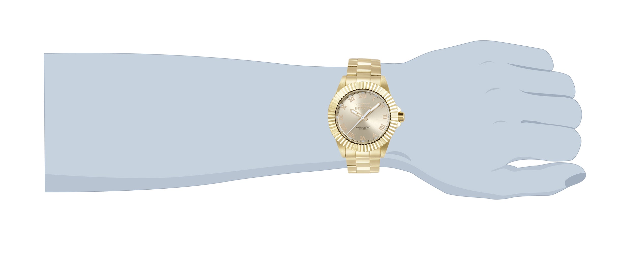 Invicta Pro Diver Pleatix Men's Watch - 44mm, Gold (16739)