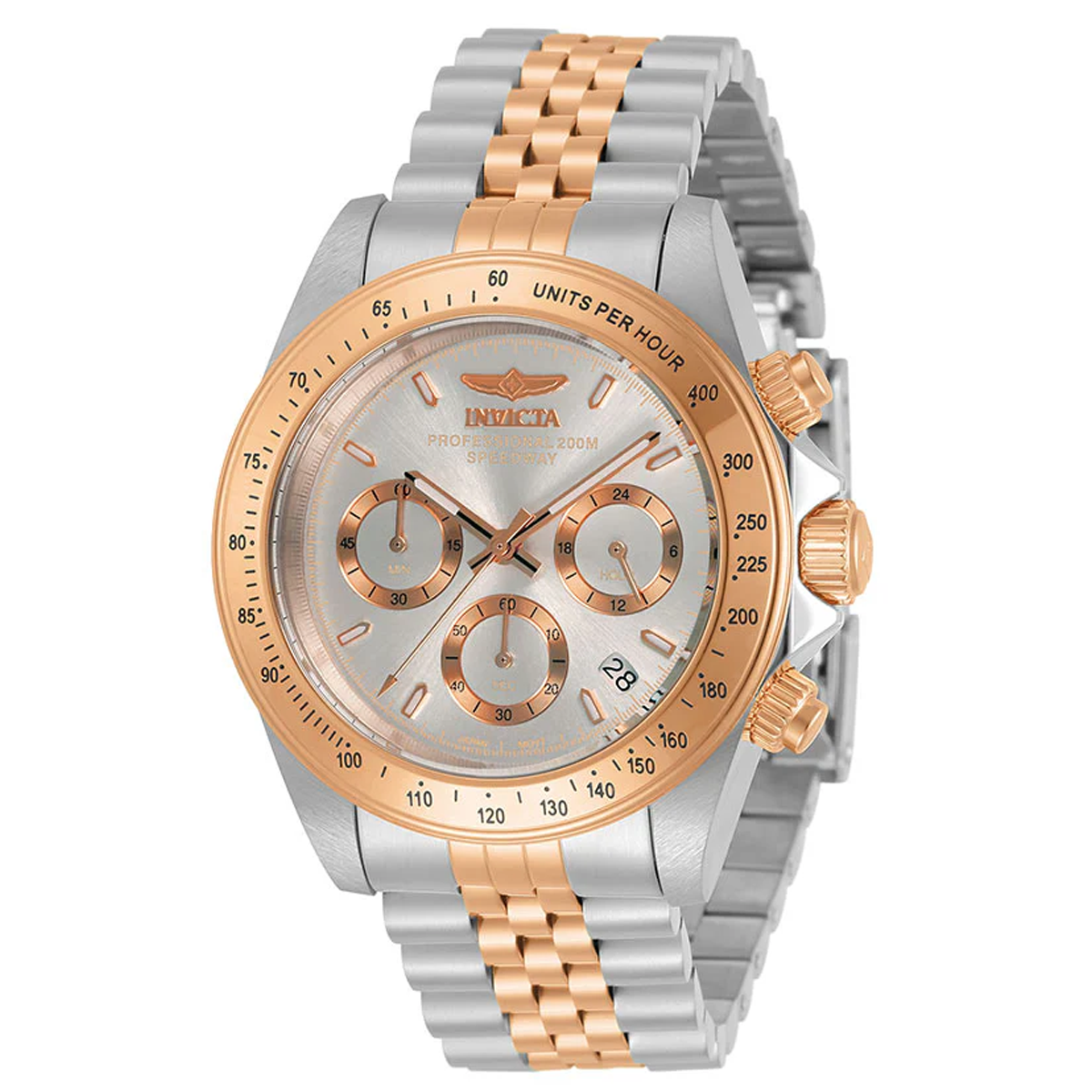 Invicta Speedway Velisque Men's Watch - 39.5mm, Steel, Rose Gold (ZG-30995)