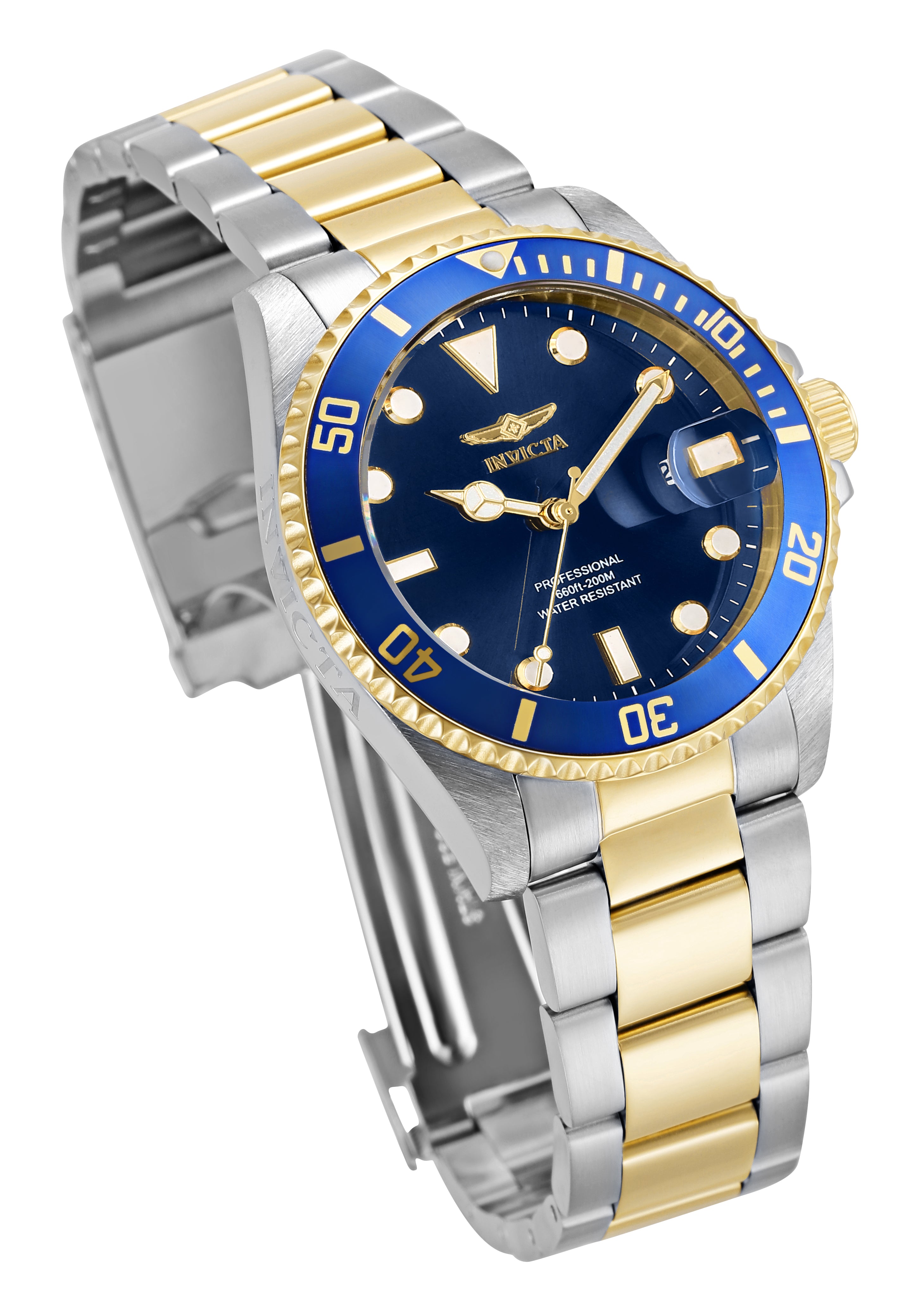 Invicta Pro Diver Vastis Unisex Watch - 38mm, Steel, Gold (33274)