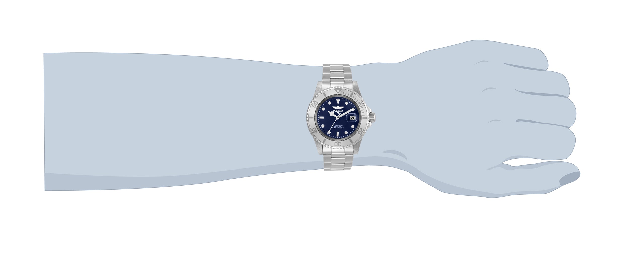 Invicta Pro Diver Coastpath Men's Watch - 40mm. Steel (34023)