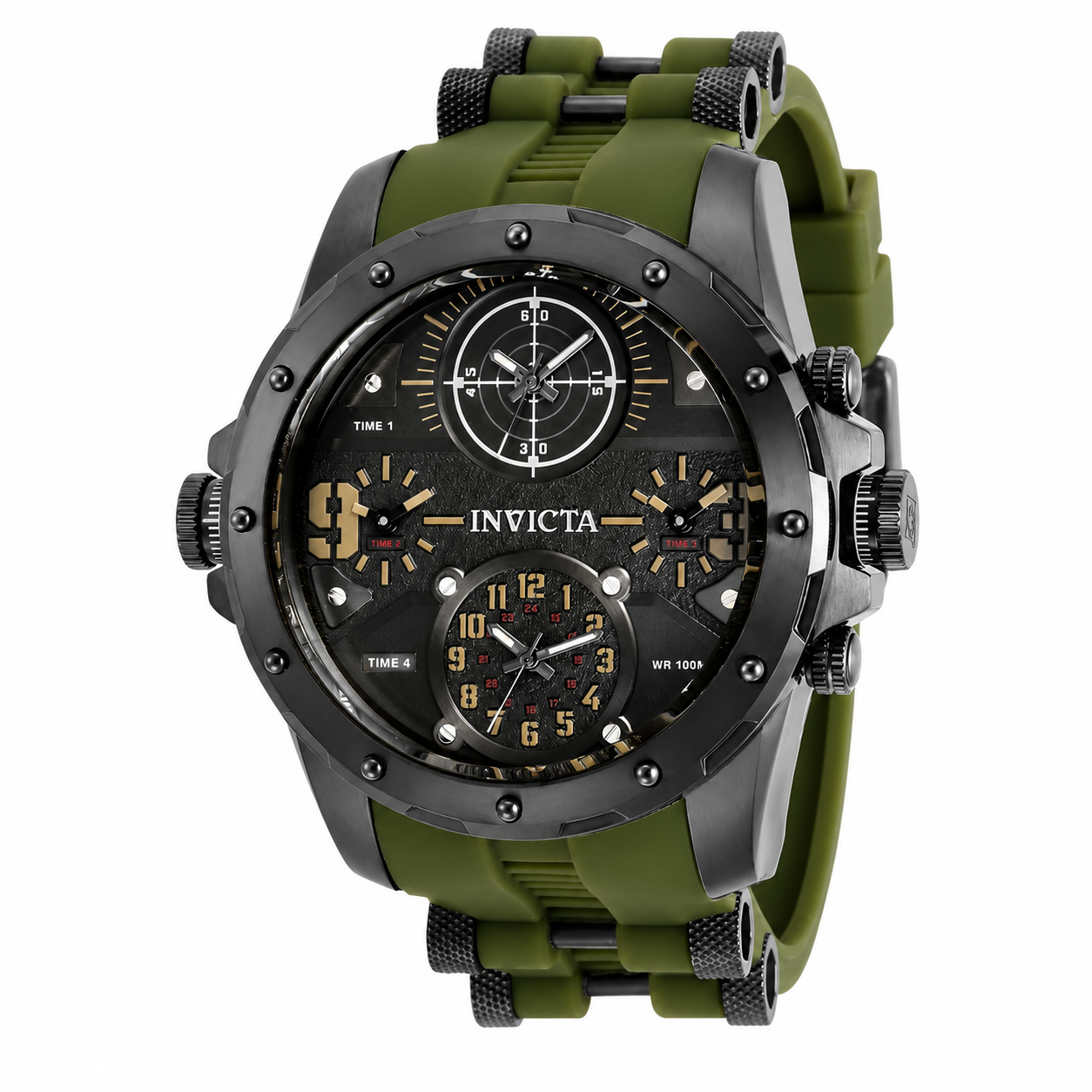 Invicta Coalition Forces Sniper Men's Watch - 50mm. Grey, Green (31138)