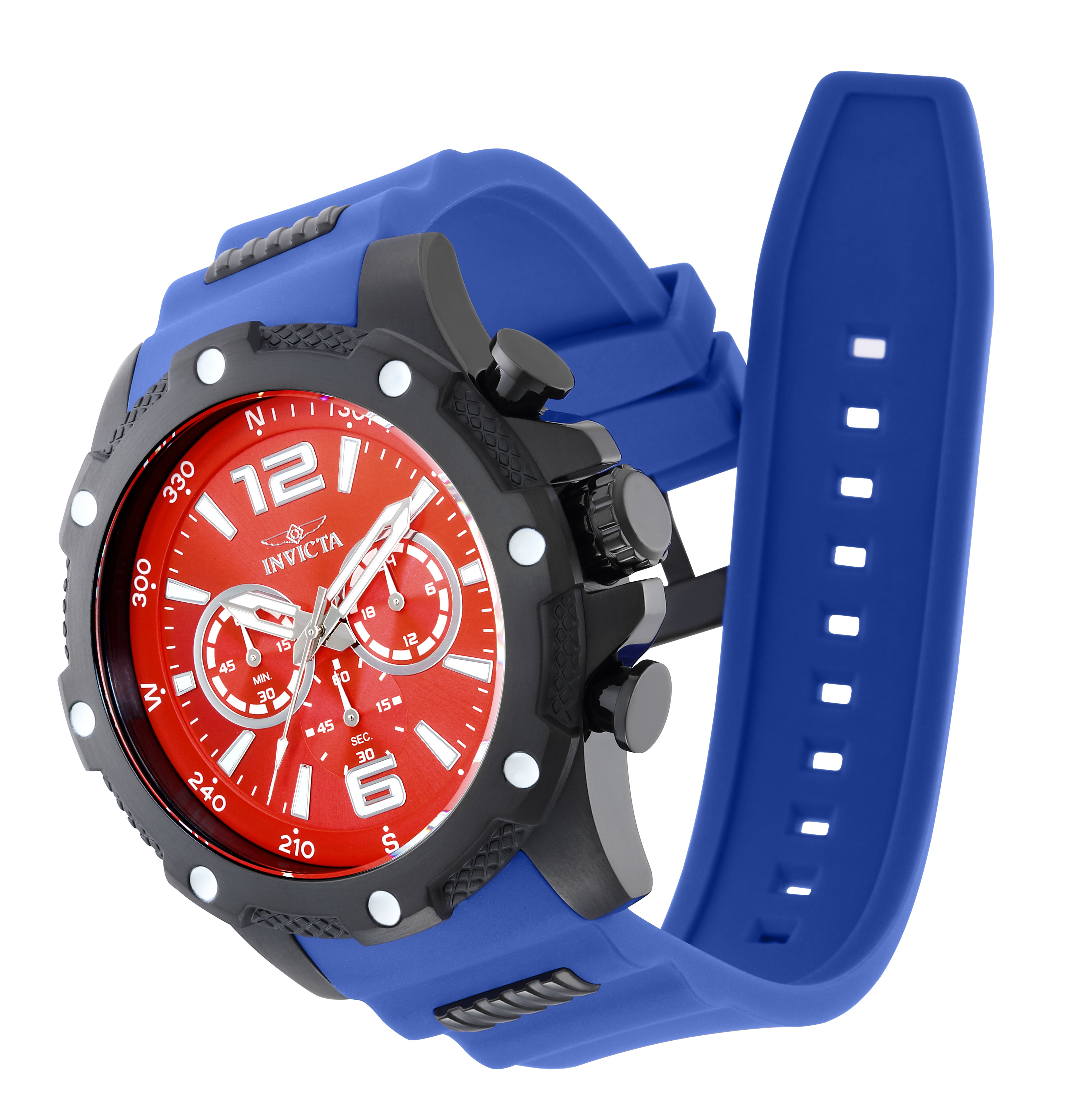 Invicta I-Force Axis Men's Watch - 50mm. Black. Blue (34020)