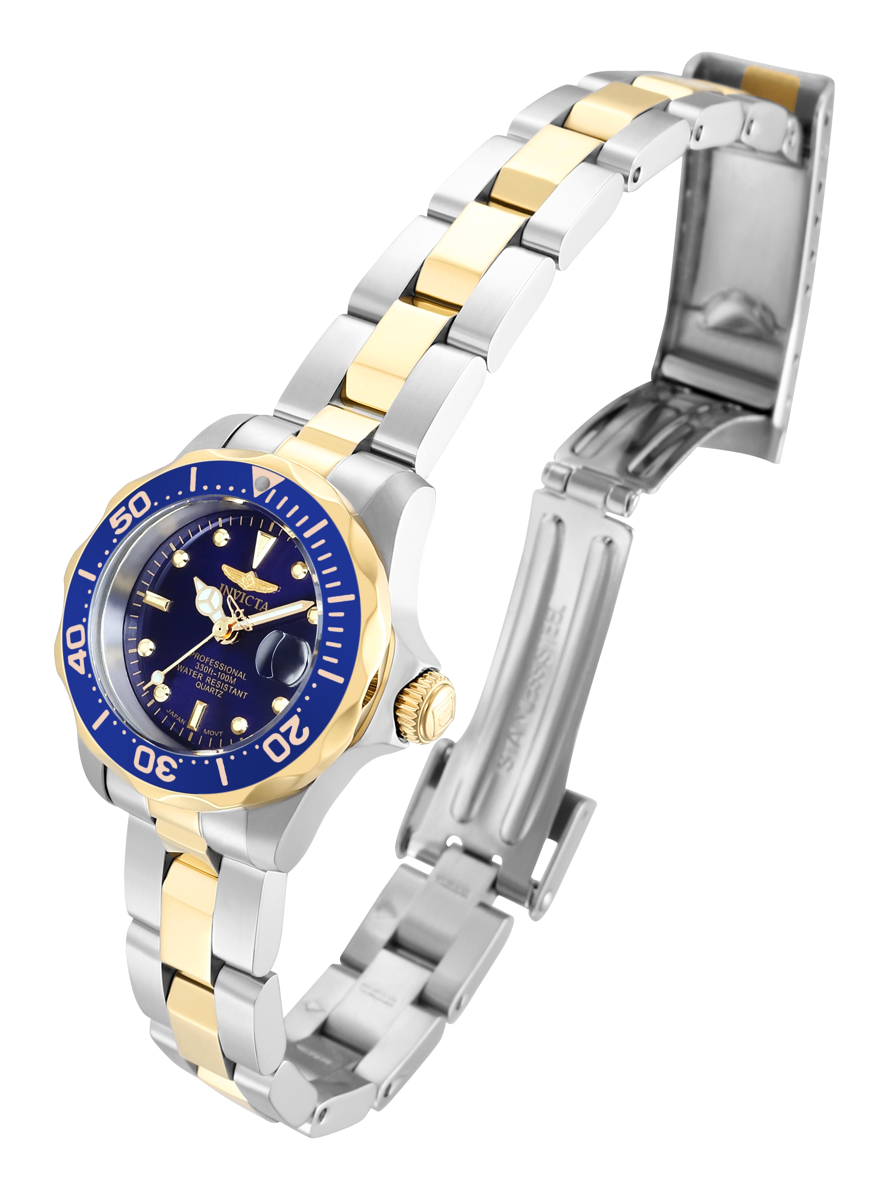 Invicta Pro Diver Auredrift Women's Watch - 24.5mm. Steel. Gold (8942)