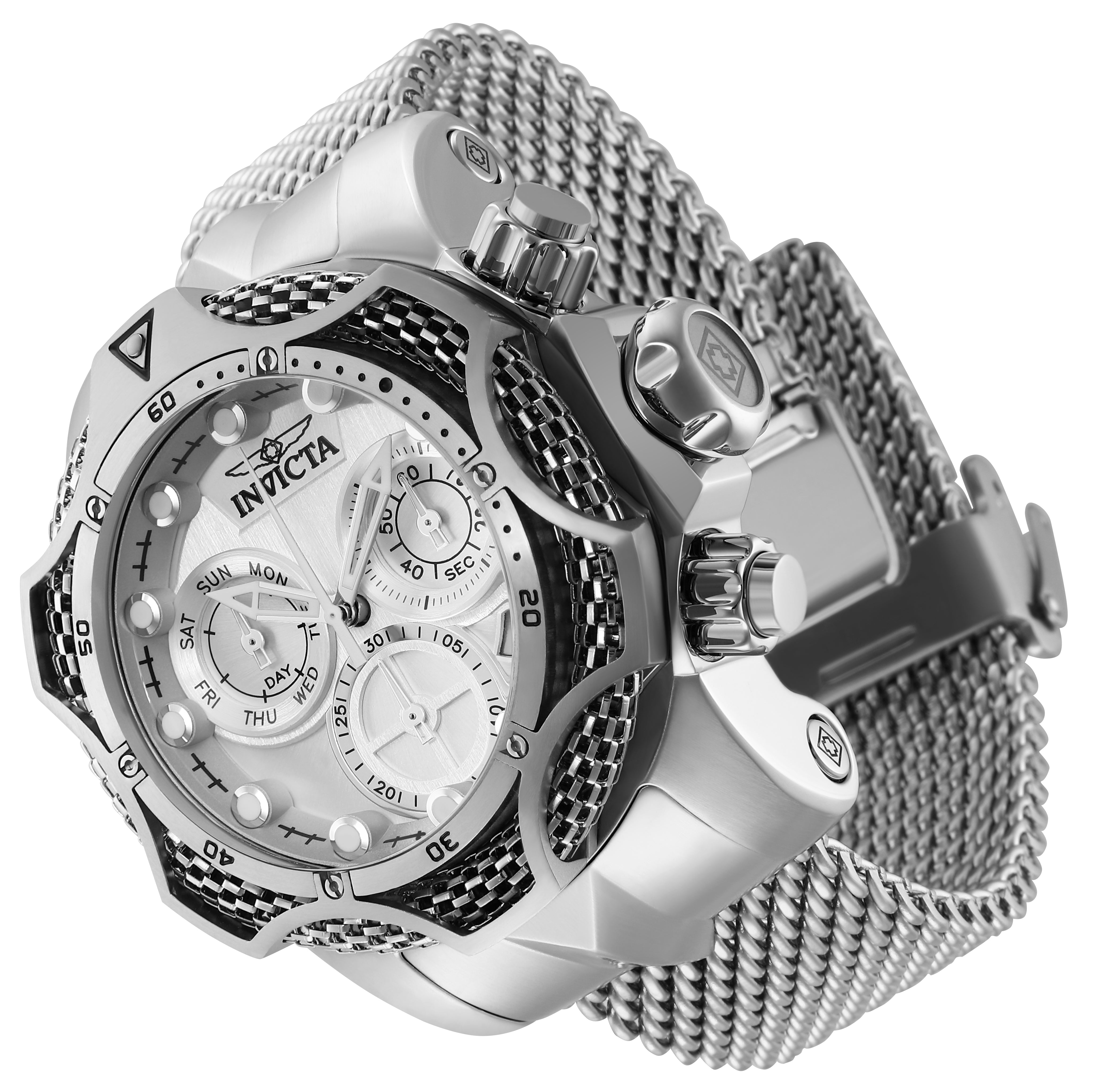 Invicta Venom Swiss Ronda Z60 FE Caliber Men's Watch - 52.5mm, Steel (32902)