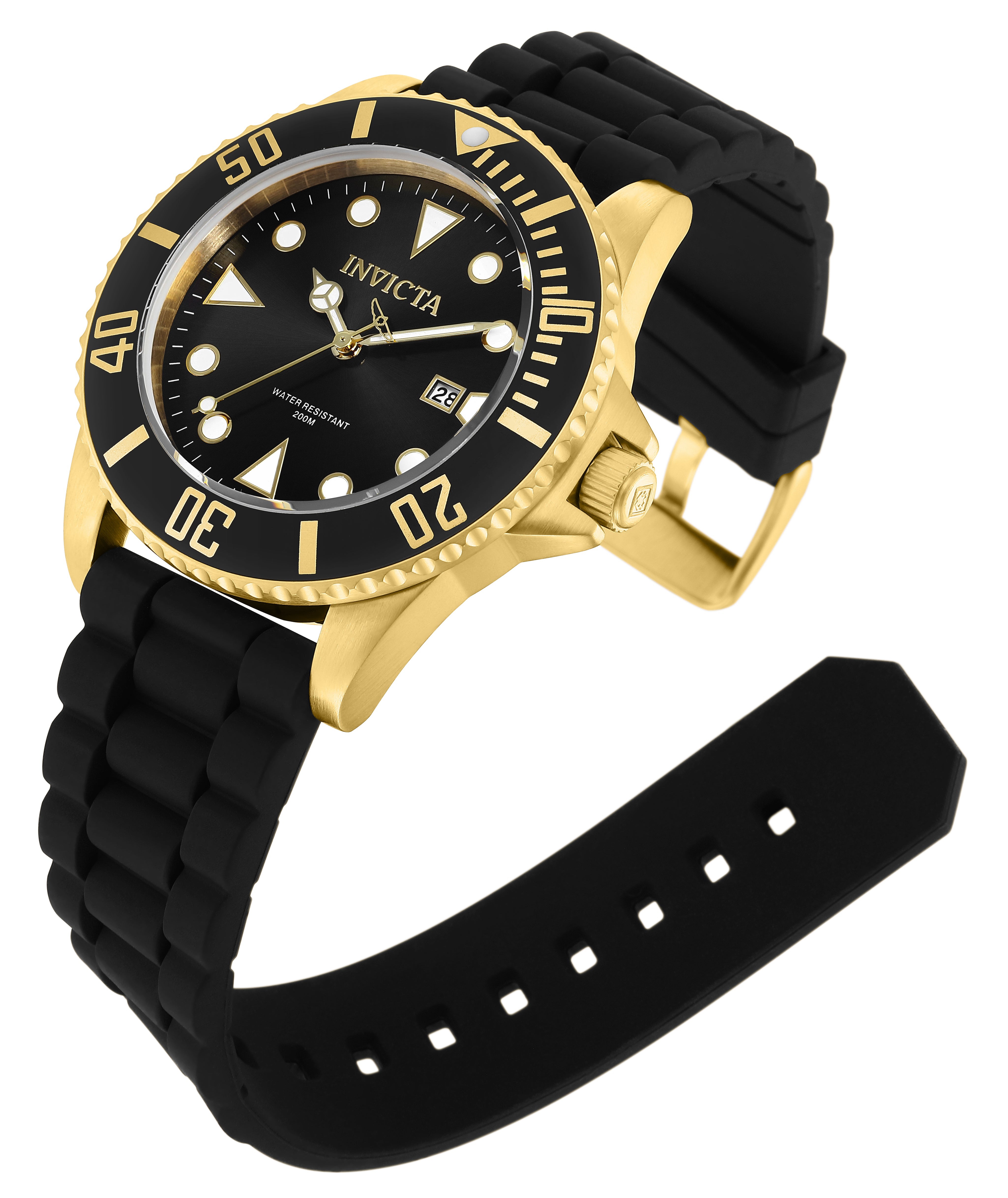 Invicta Pro Diver Men's Watch - 44mm. Black (90303)