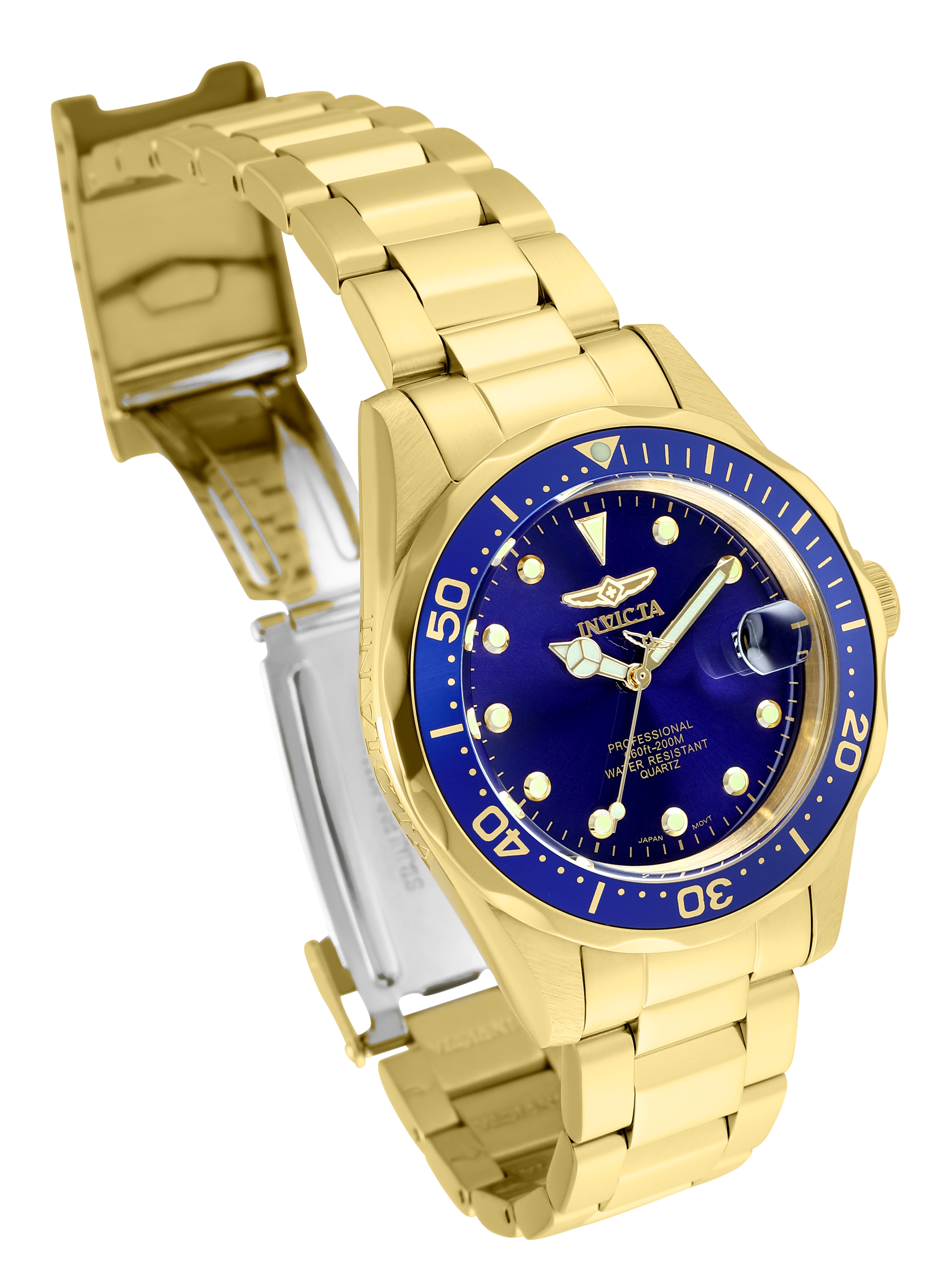 Invicta Pro Diver Men's Watch - 37.5mm, Gold (17052)