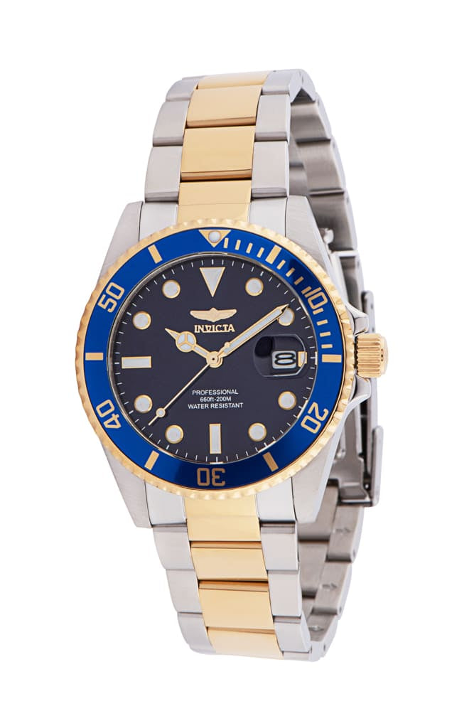 Open Box Invicta Pro Diver Vastis Unisex Watch - 38mm, Steel, Gold (AIC-33274)