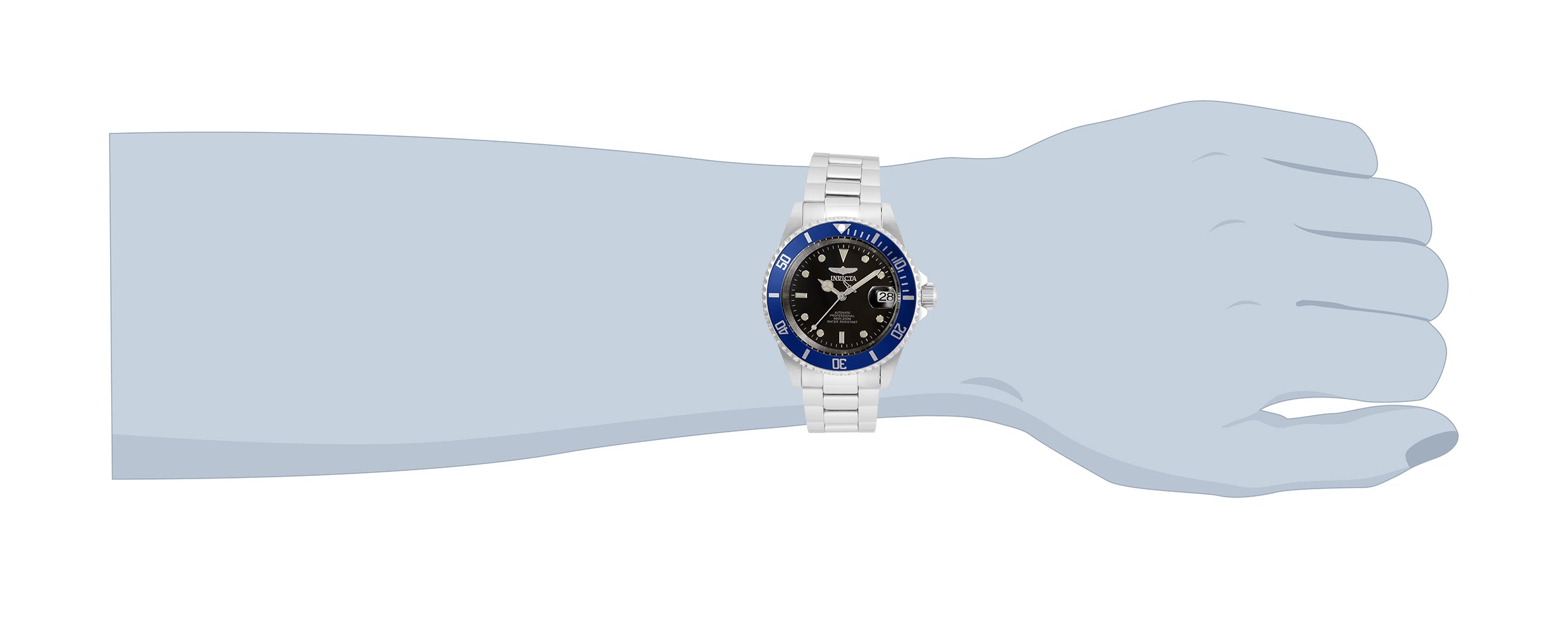 Invicta Pro Diver Navarch Automatic Men's Watch - 40mm. Steel (35694)
