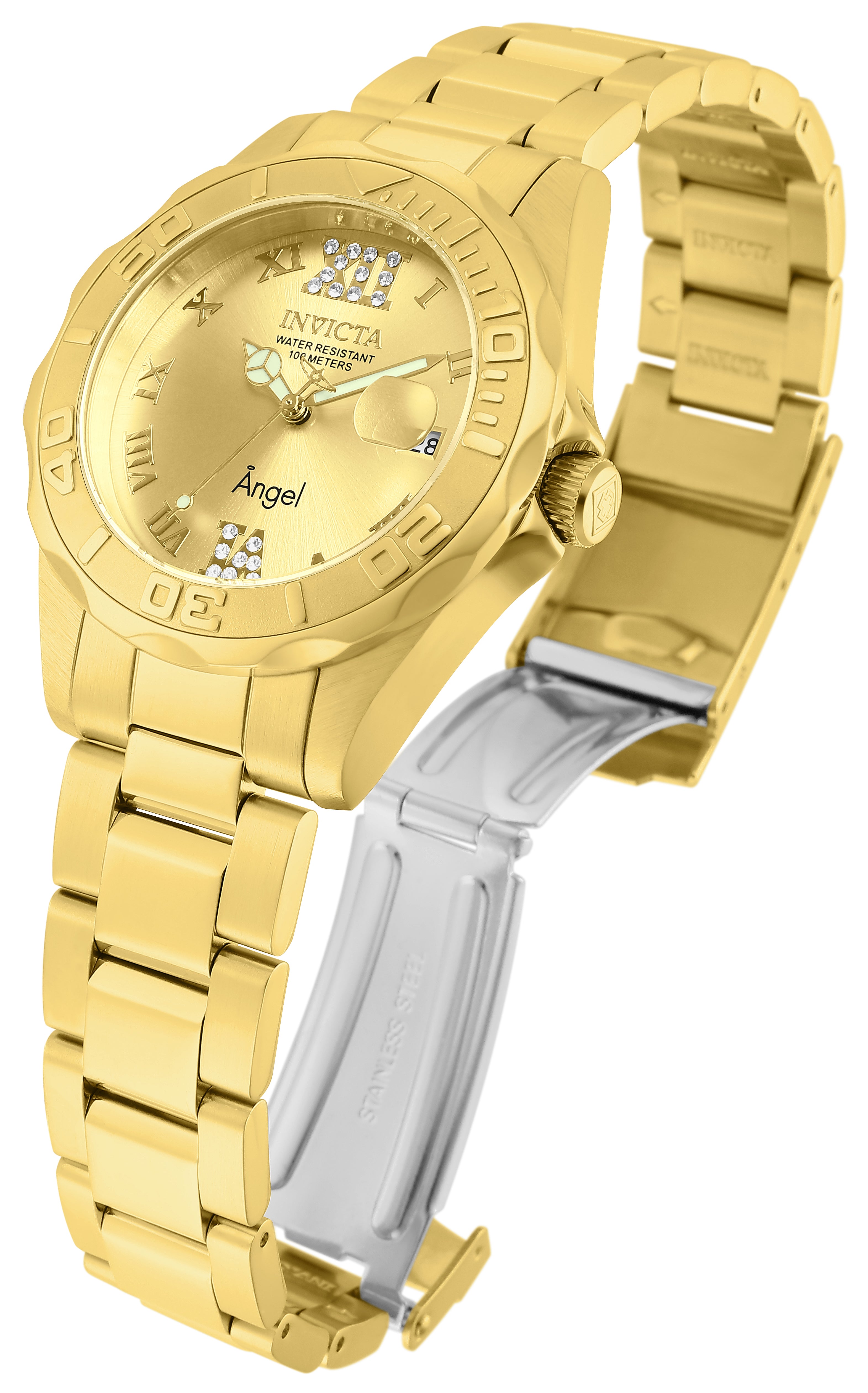 Invicta Angel Women's Watch - 38mm, Gold (14397)