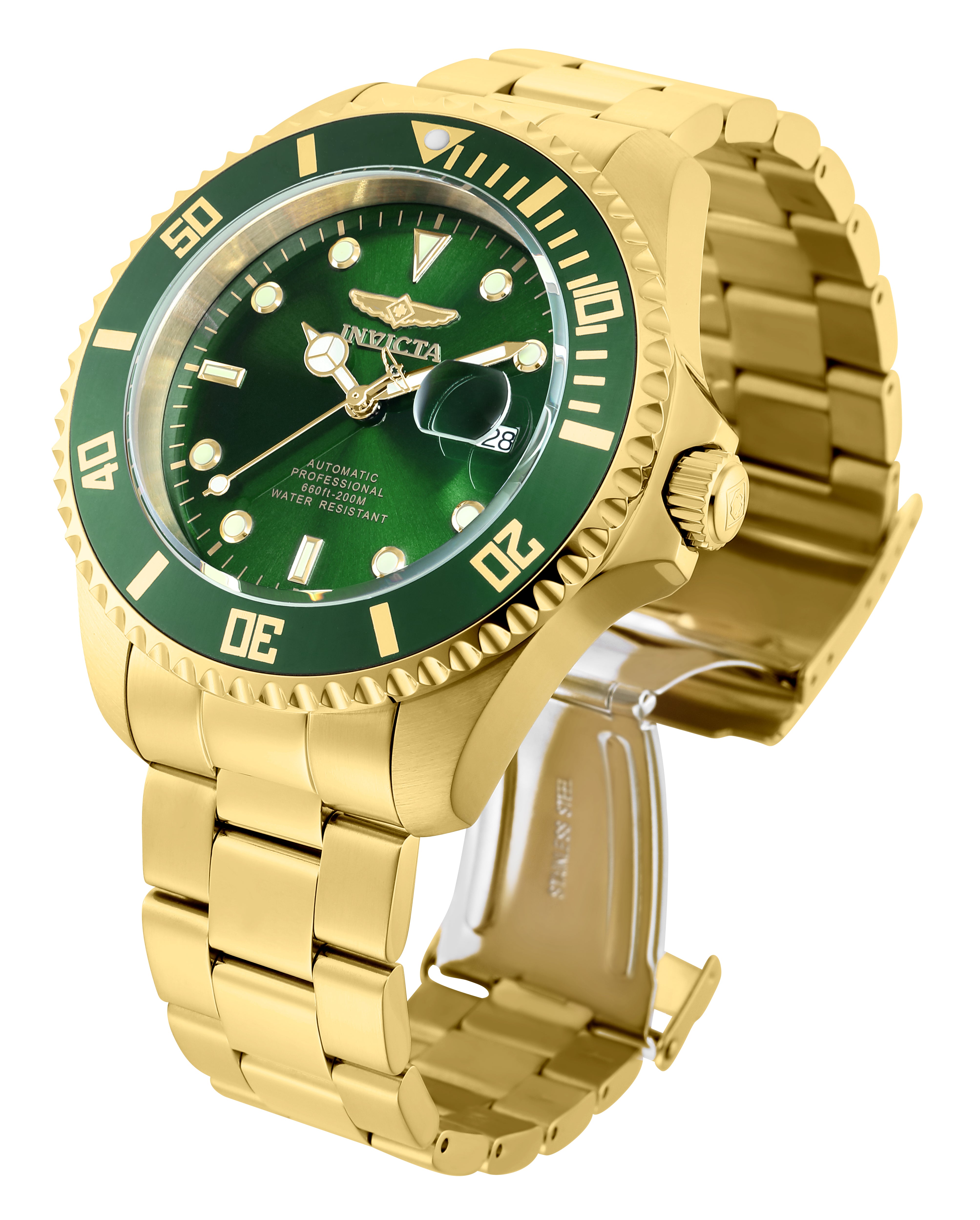 Invicta Grand Diver Solemnis Automatic Men's Watch - 47mm, Gold (35724)