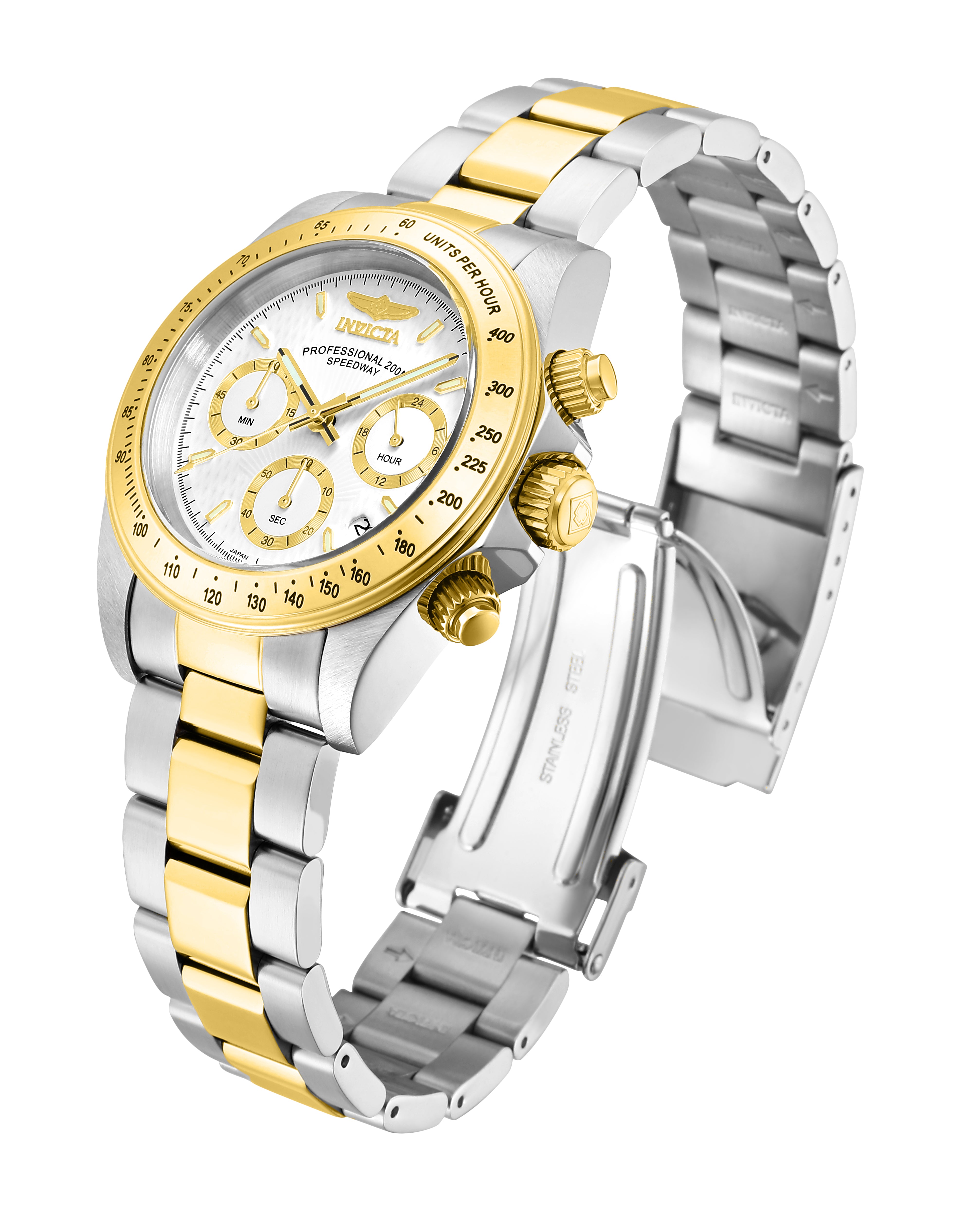 Invicta Speedway Torvane Men's Watch - 39.5mm, Steel, Gold (9212)