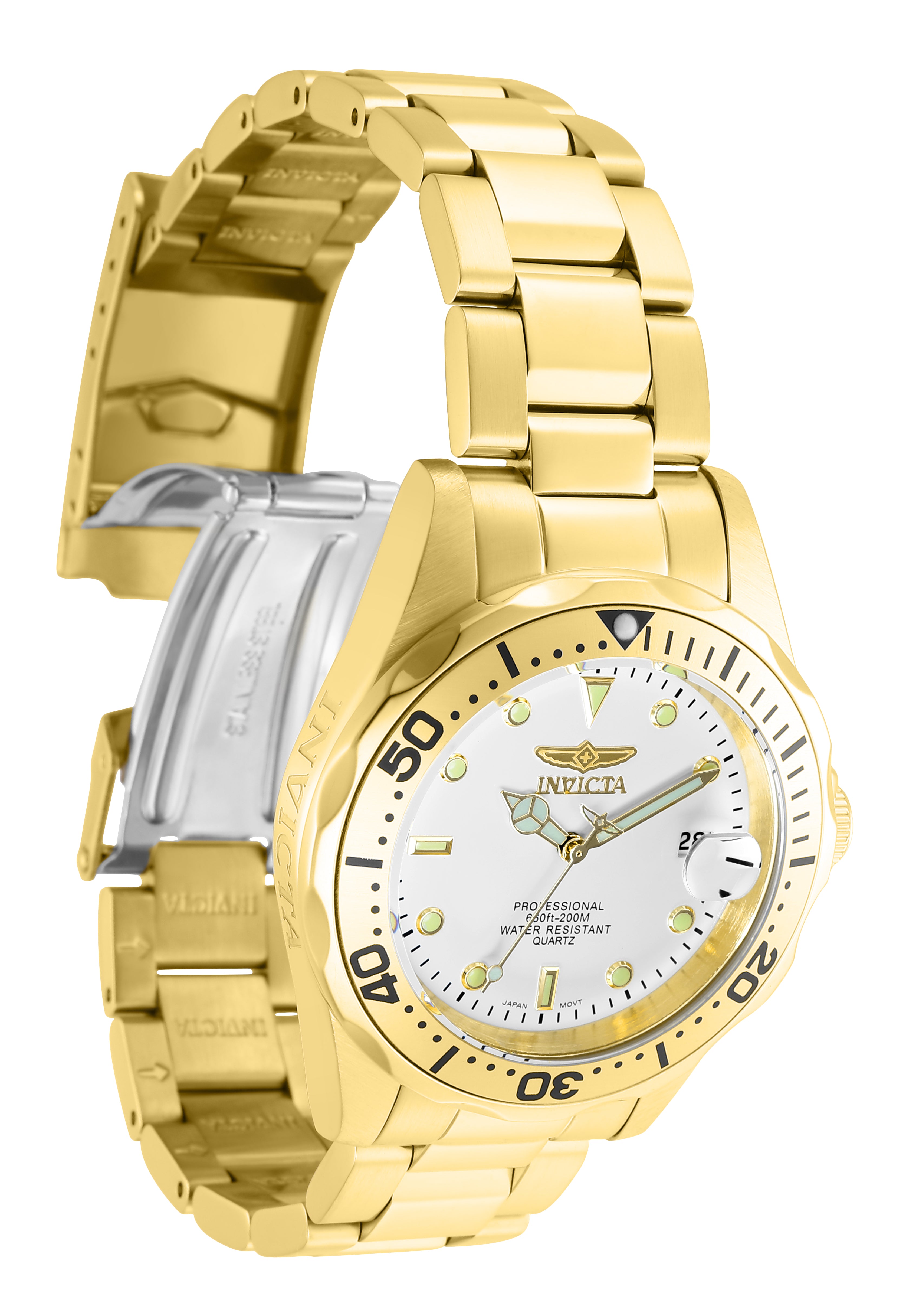Invicta Pro Diver Men's Watch - 37.5mm, Gold (8938)