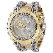 Invicta Reserve Gladiator 2.92 Carat Diamond Swiss Ronda Z60 Caliber Men's Watch - 58.3mm, Steel, Gold (35059)