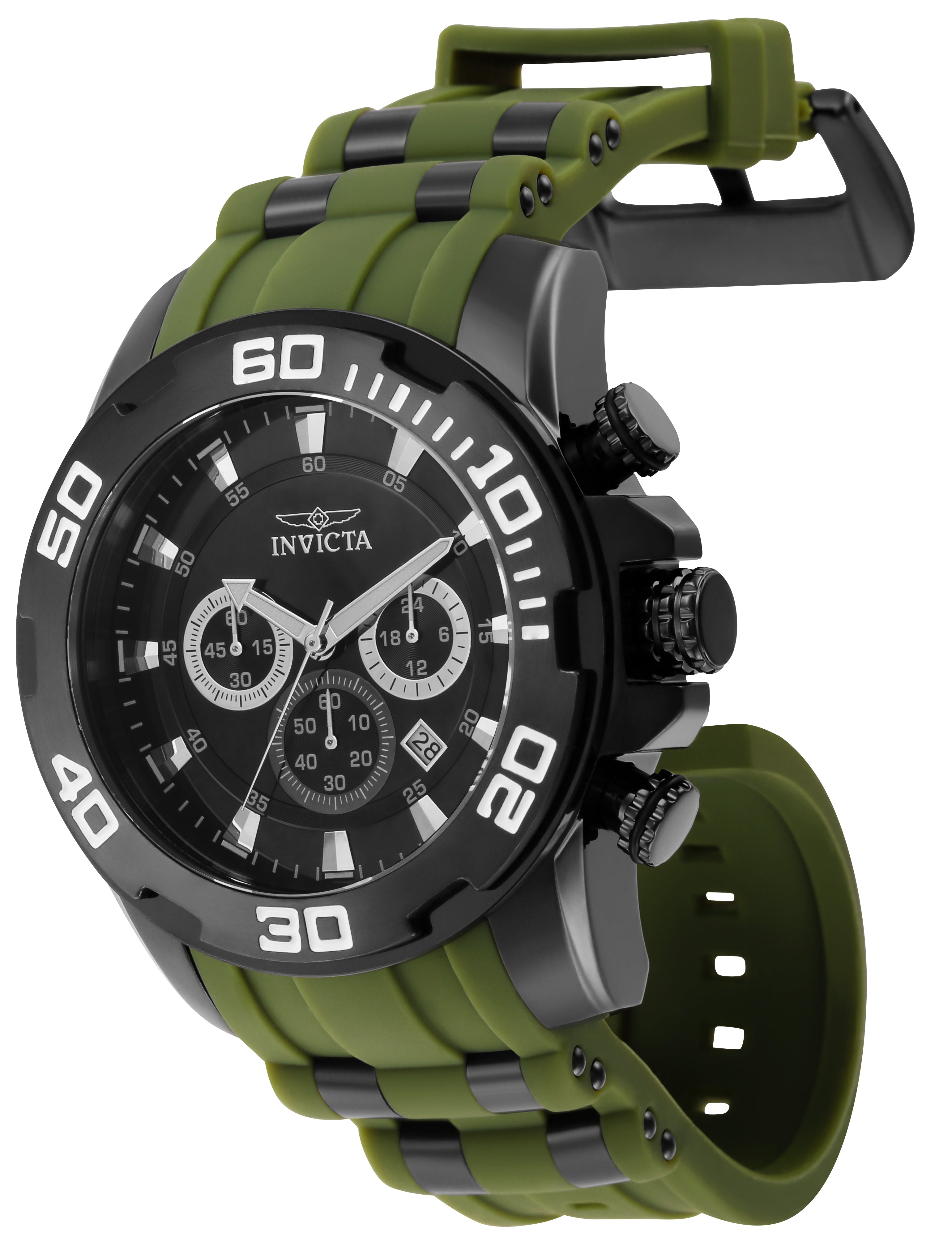 Invicta Pro Diver SCUBA Men's Watch - 50mm, Black, Green (35399)