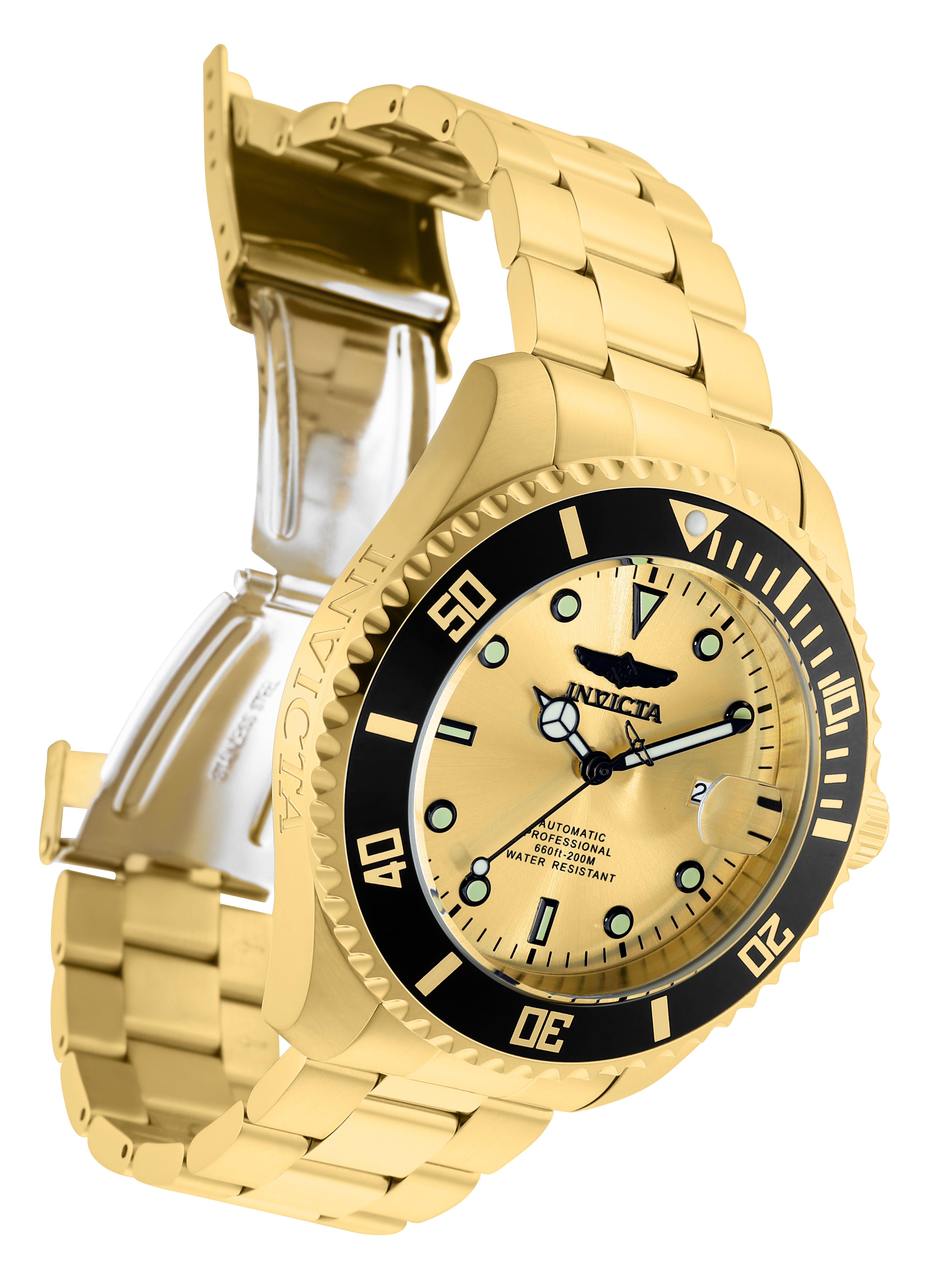Invicta Grand Diver Solemnis Automatic Men's Watch - 47mm, Gold (35723)