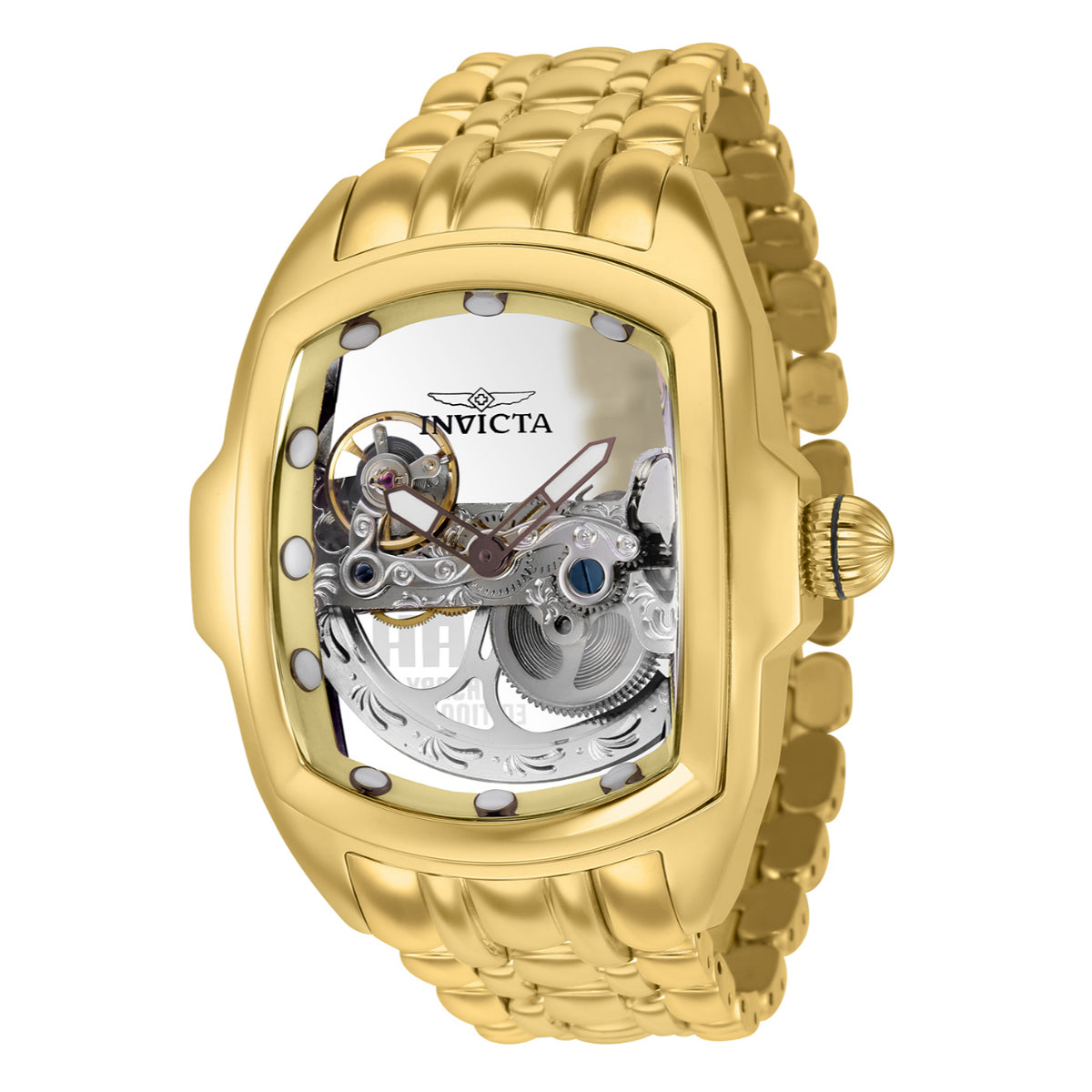 Invicta Lupah Automatic Skeleton Men's Watch - 50mm, Gold (36421)