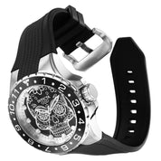 Invicta Aviator Dia De Los Muertos Men's Watch w/ Mother of Pearl Dial - 50mm. Black (36855)