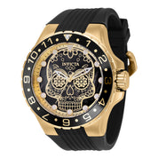 Invicta Aviator Dia De Los Muertos Men's Watch w/ Mother of Pearl Dial - 50mm. Black (36856)
