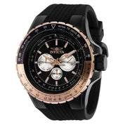 Invicta Aviator Skyshock Men's Watch - 50mm. Black (37032)