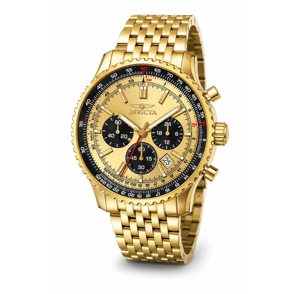 Invicta Chase Durer Logist - Men's Watch - 43mm, Gold (69566)